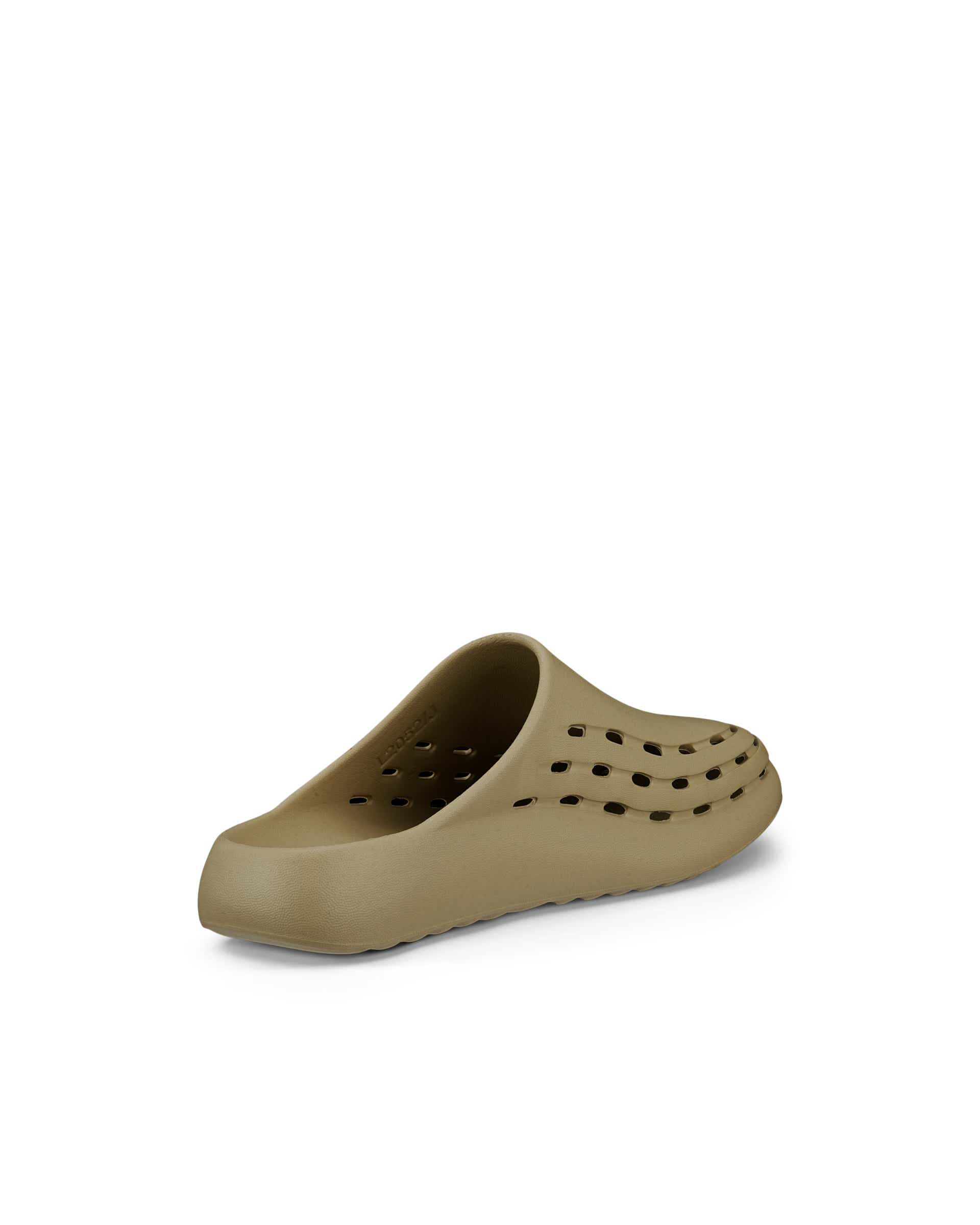 Men's ECCO® Cozmo Slide Slider - Beige - Back
