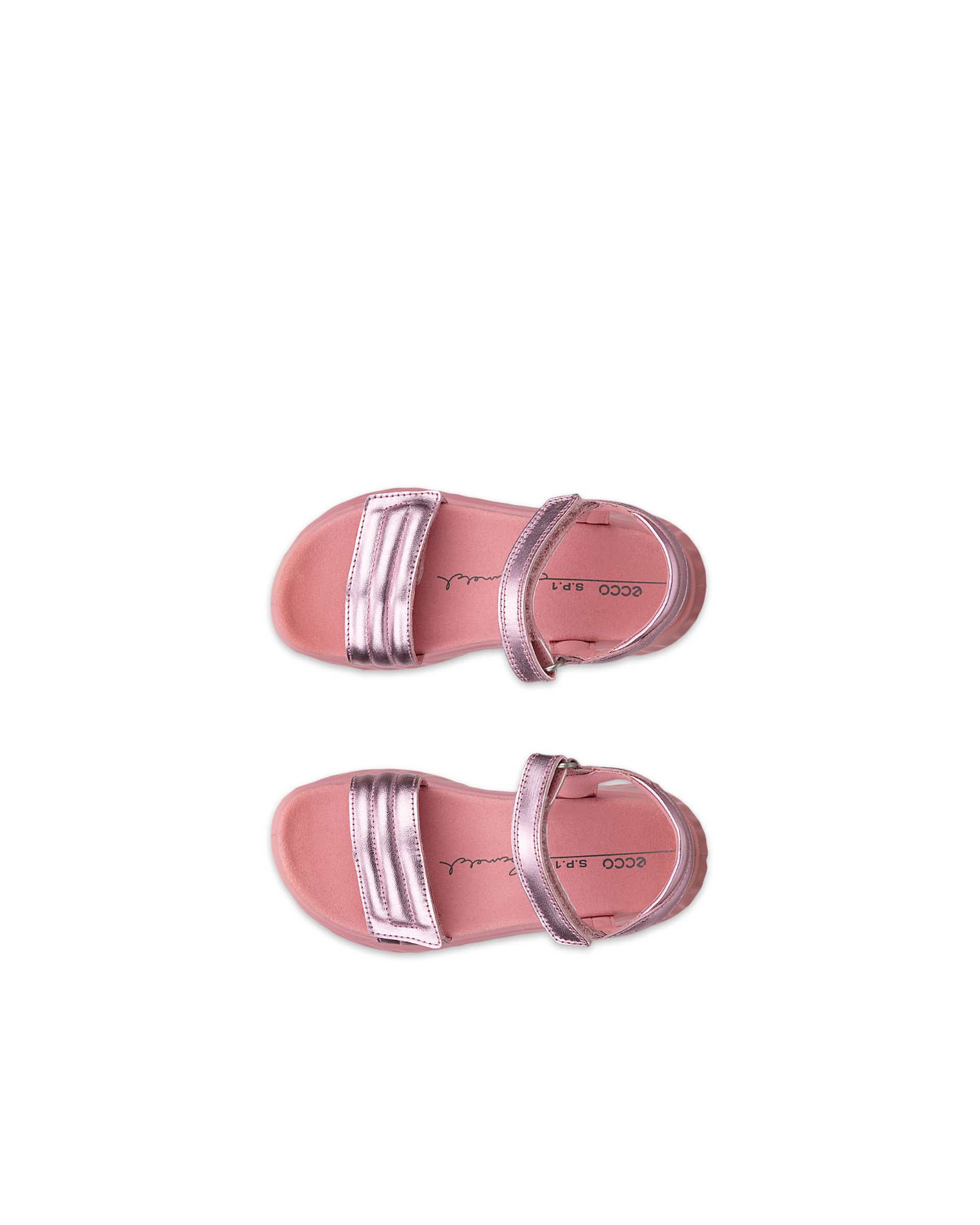 ECCO® SP.1 Lite Sandal Kinder Ledersandale - Metallic - Top left pair