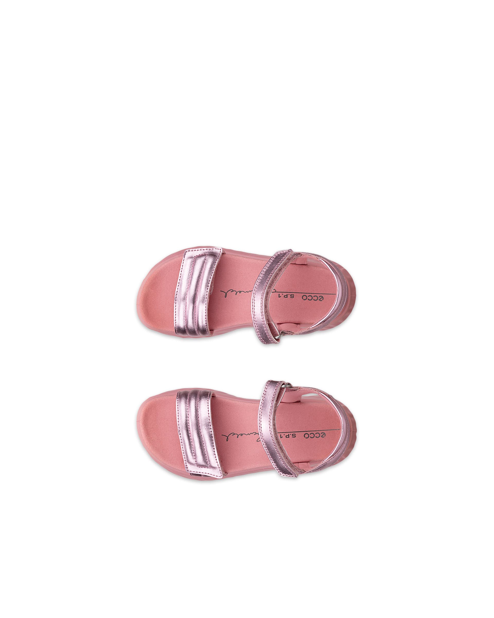 ECCO® SP.1 Lite Sandal Kinder Ledersandale - Metallic - Top left pair