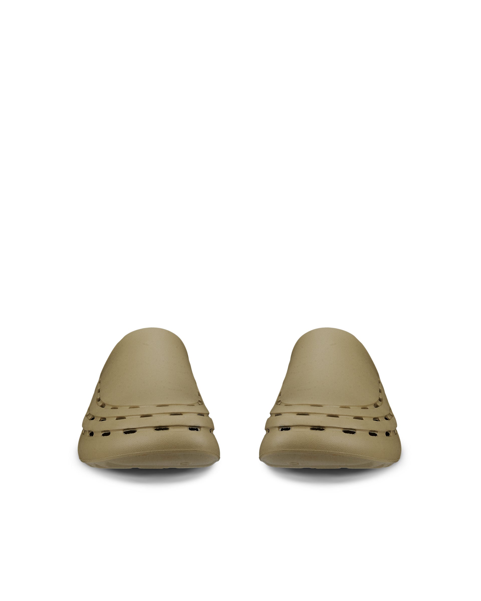 Men's ECCO® Cozmo Slide Slider - Beige - Front pair