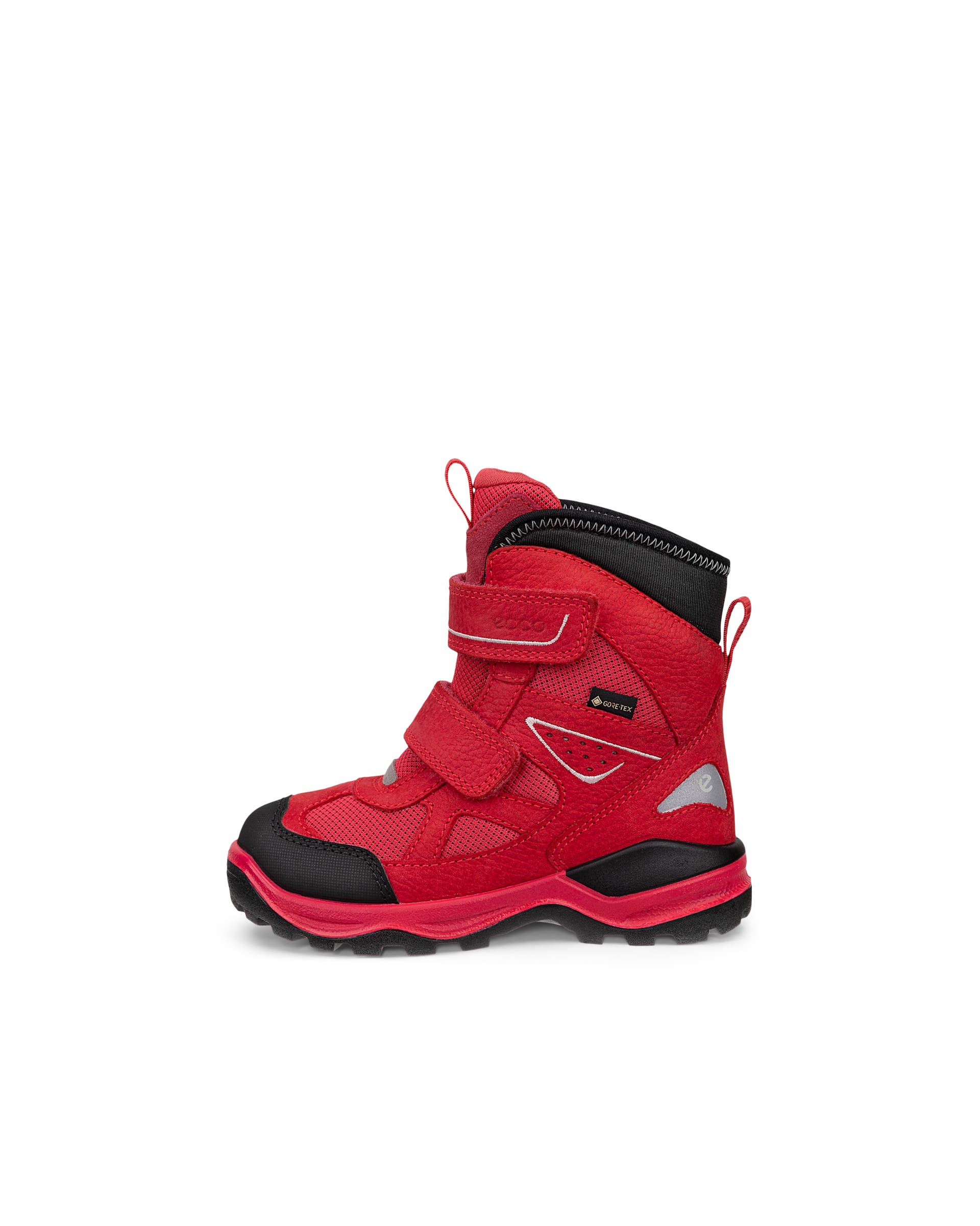 Kids' ECCO® Snow Mountain Nubuck Gore-Tex Winter Boot - Pink - Outside