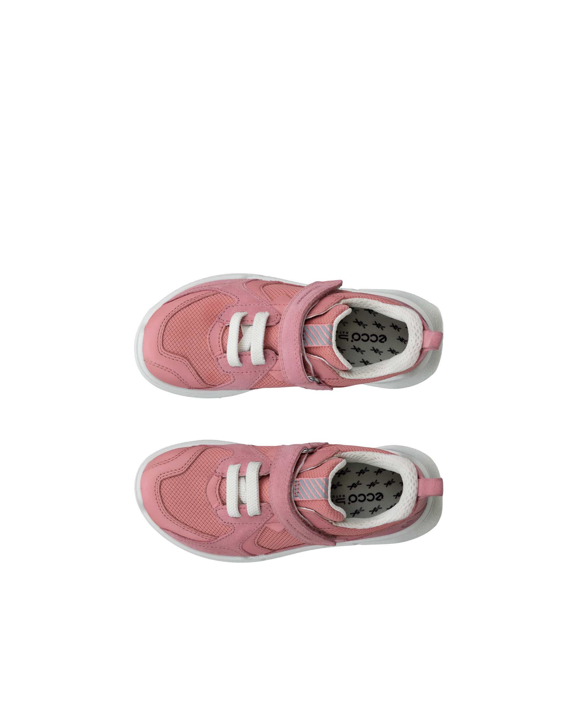 ECCO® BIOM 2.2 Kinderen leren sneaker - Roze - Top left pair