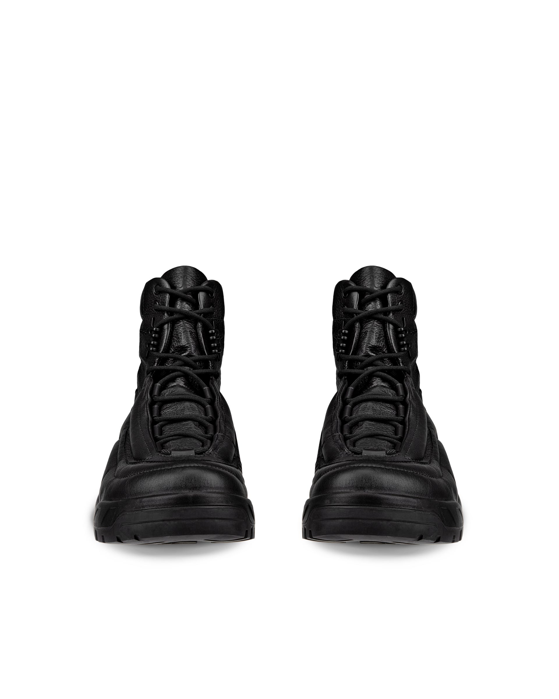 Men's ECCO® Offroad Leather Outdoor Ankle Boot Black