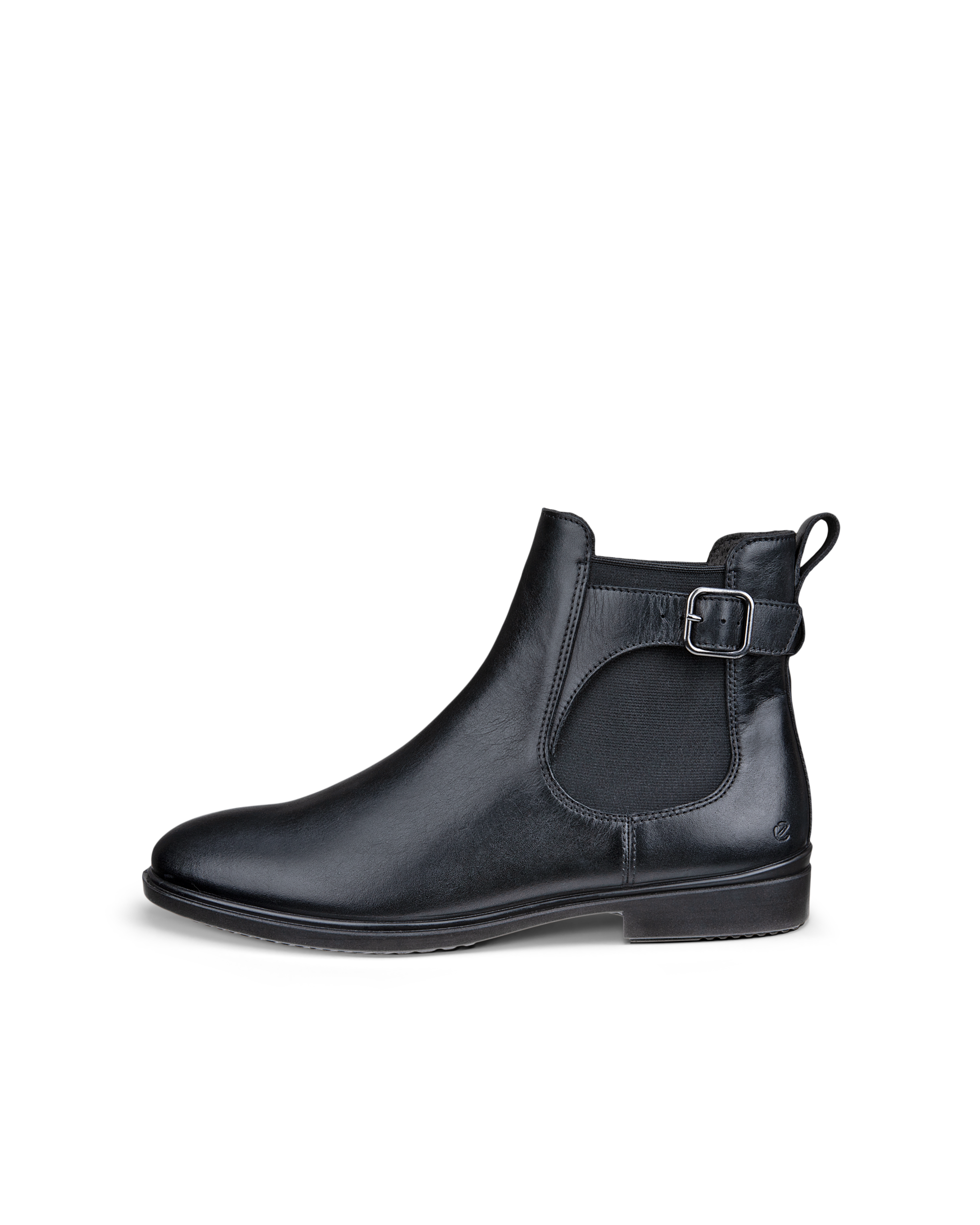 Women's ECCO® Dress Classic 15 Leather Chelsea Boot - Black - Outside