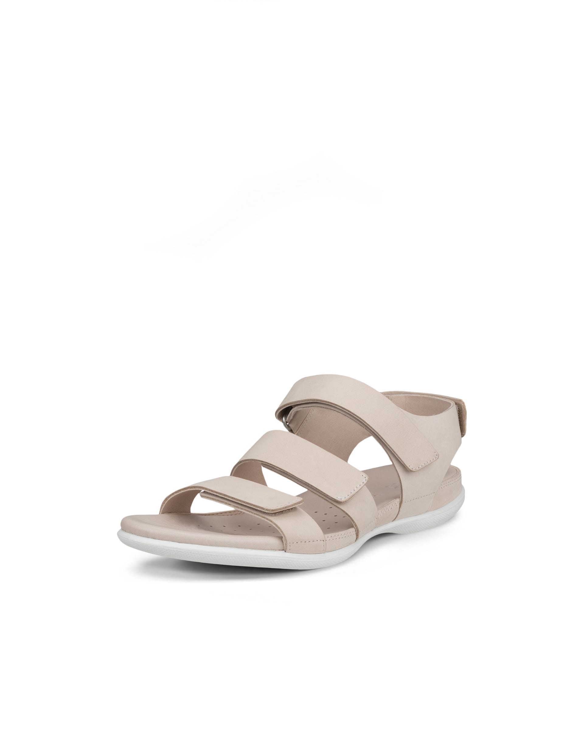 ECCO® FLASH Damen Sandale aus Nubukleder - Rot - Main