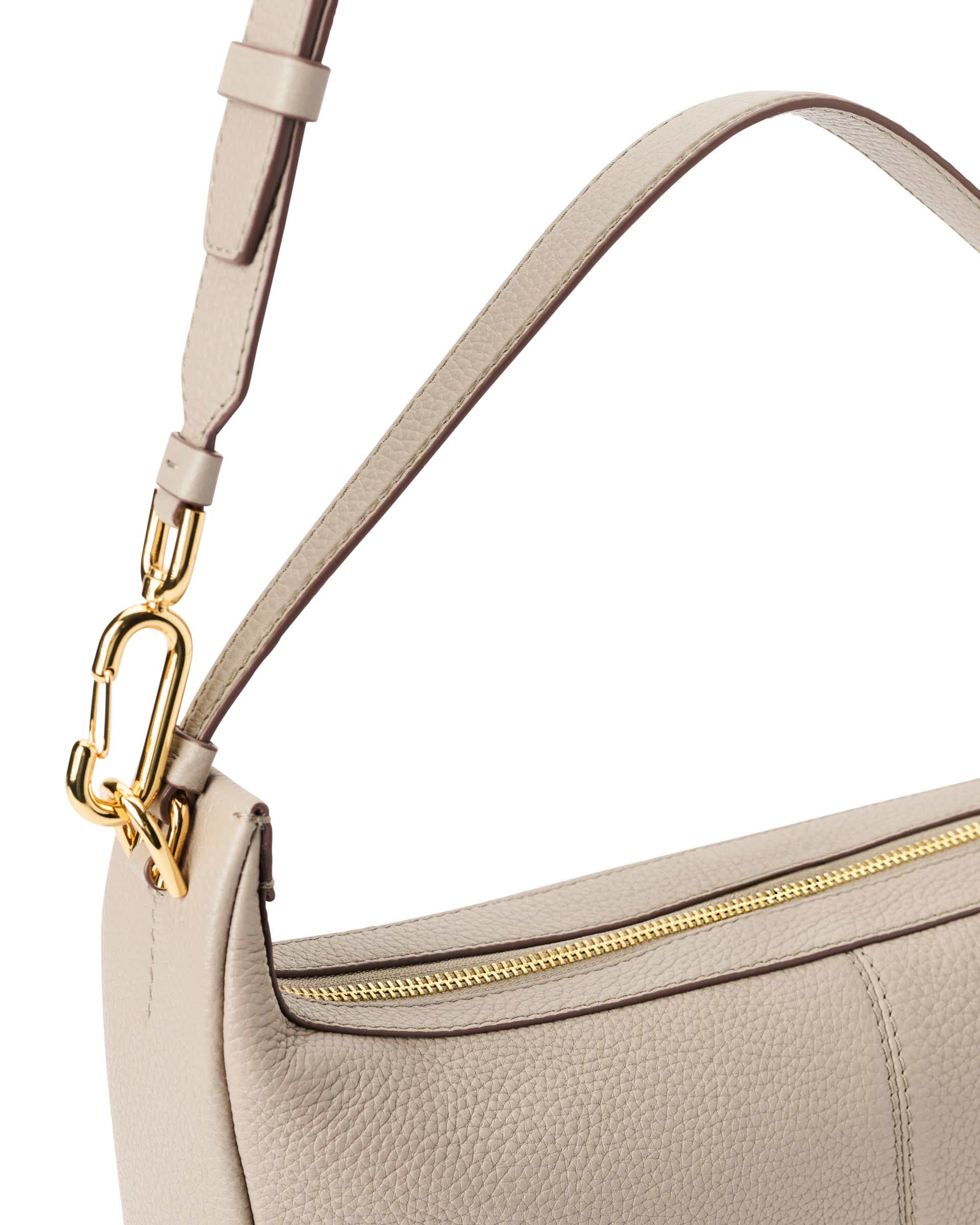 ECCO® Hobo bőr hobo táska - Bézs - Detail-2