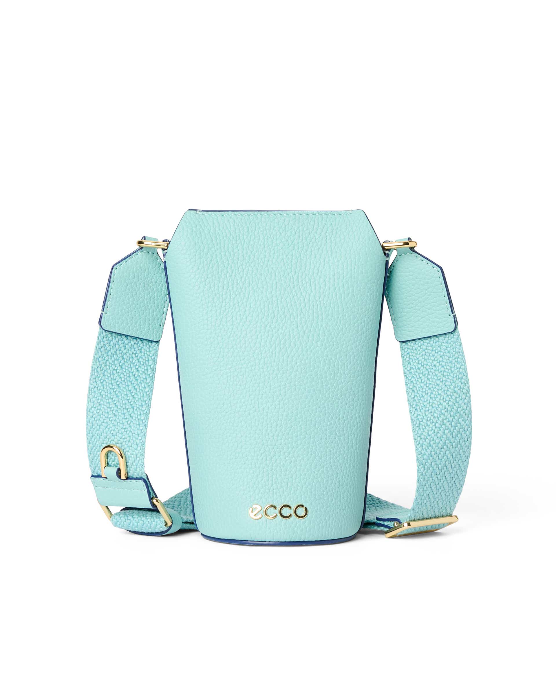 ECCO® Pot Umhängetasche aus Leder - Blau - Main