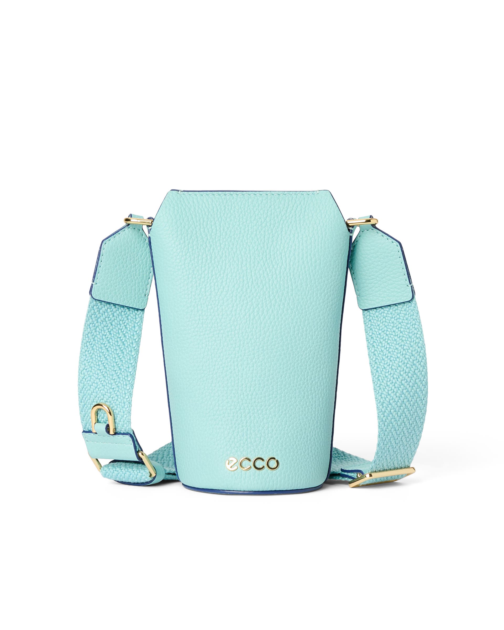 ECCO® Pot Umhängetasche aus Leder - Blau - Main