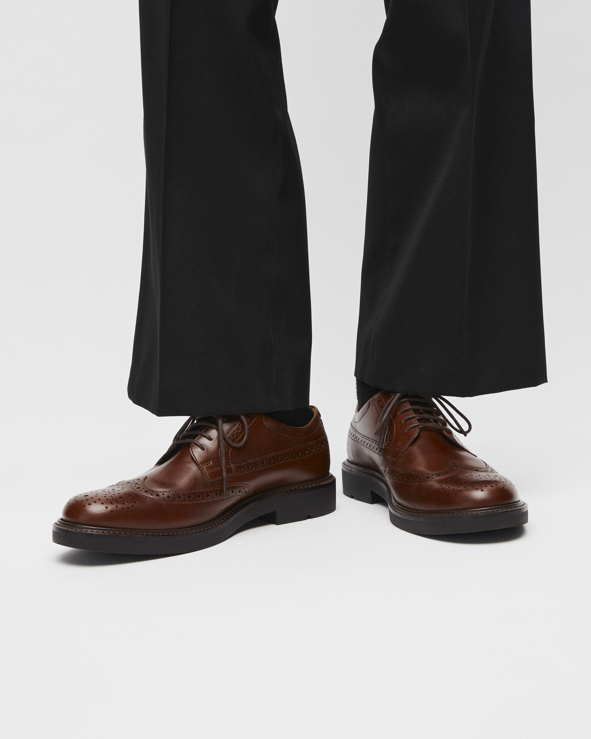 ECCO® Metropole London richelieu cuir pour homme - Brun - Lifestyle image-1