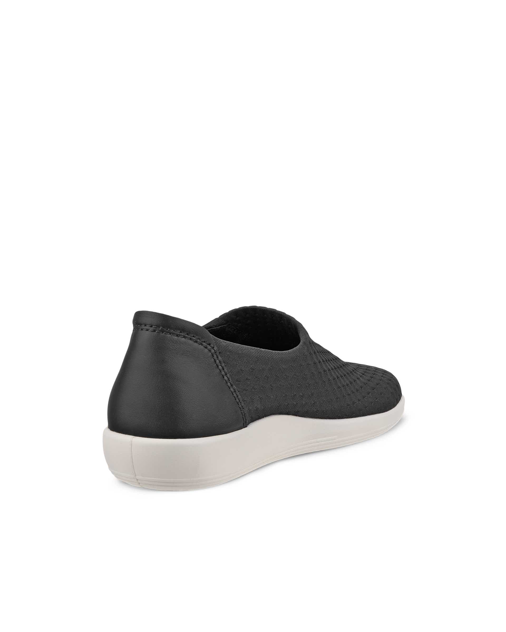 ECCO® Soft 2.0 Damen Textilslipper - Schwarz - Back