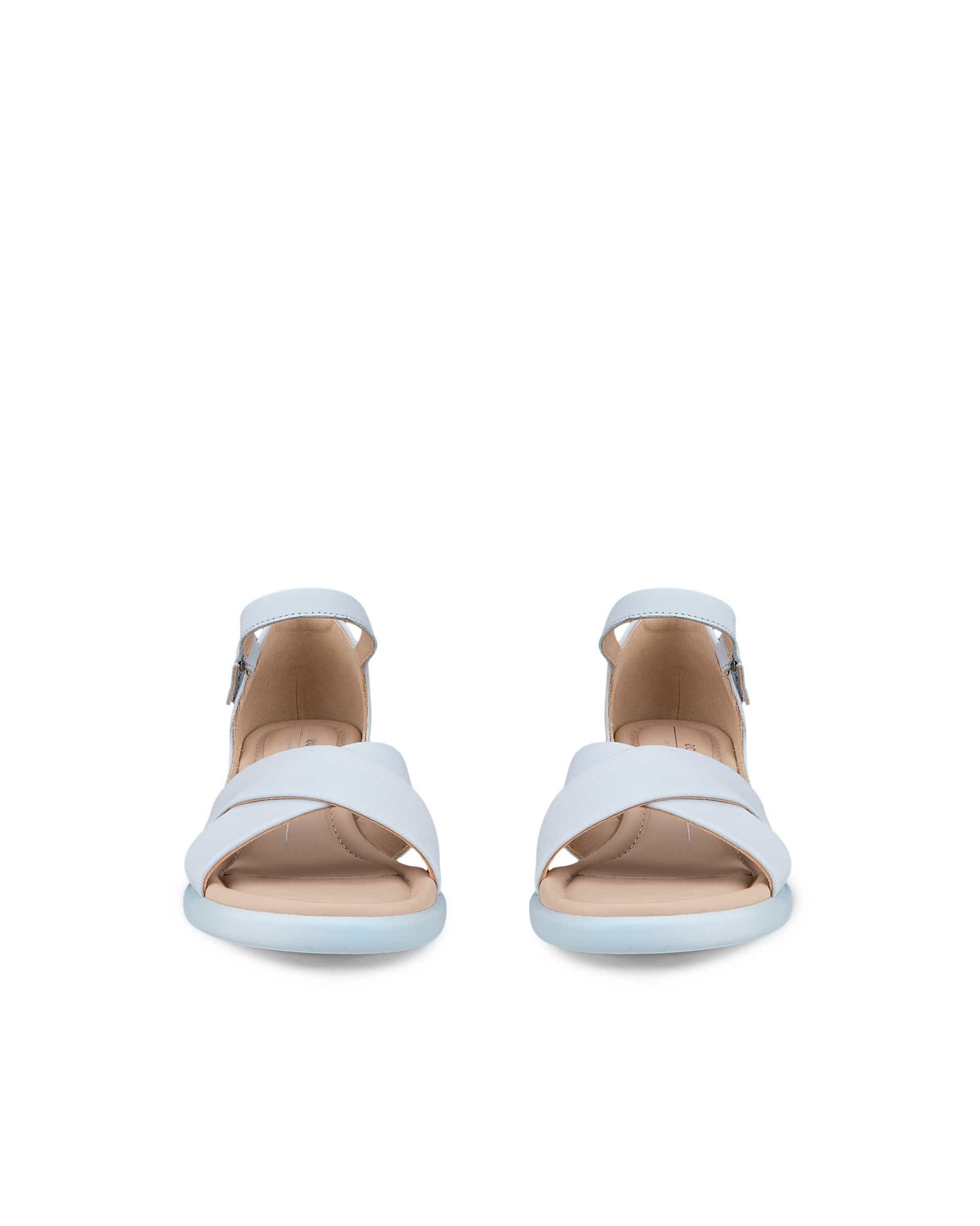 ECCO Sculpted LX 35 ウィメンズ ヌバックヒールサンダル - ブルー - Front pair