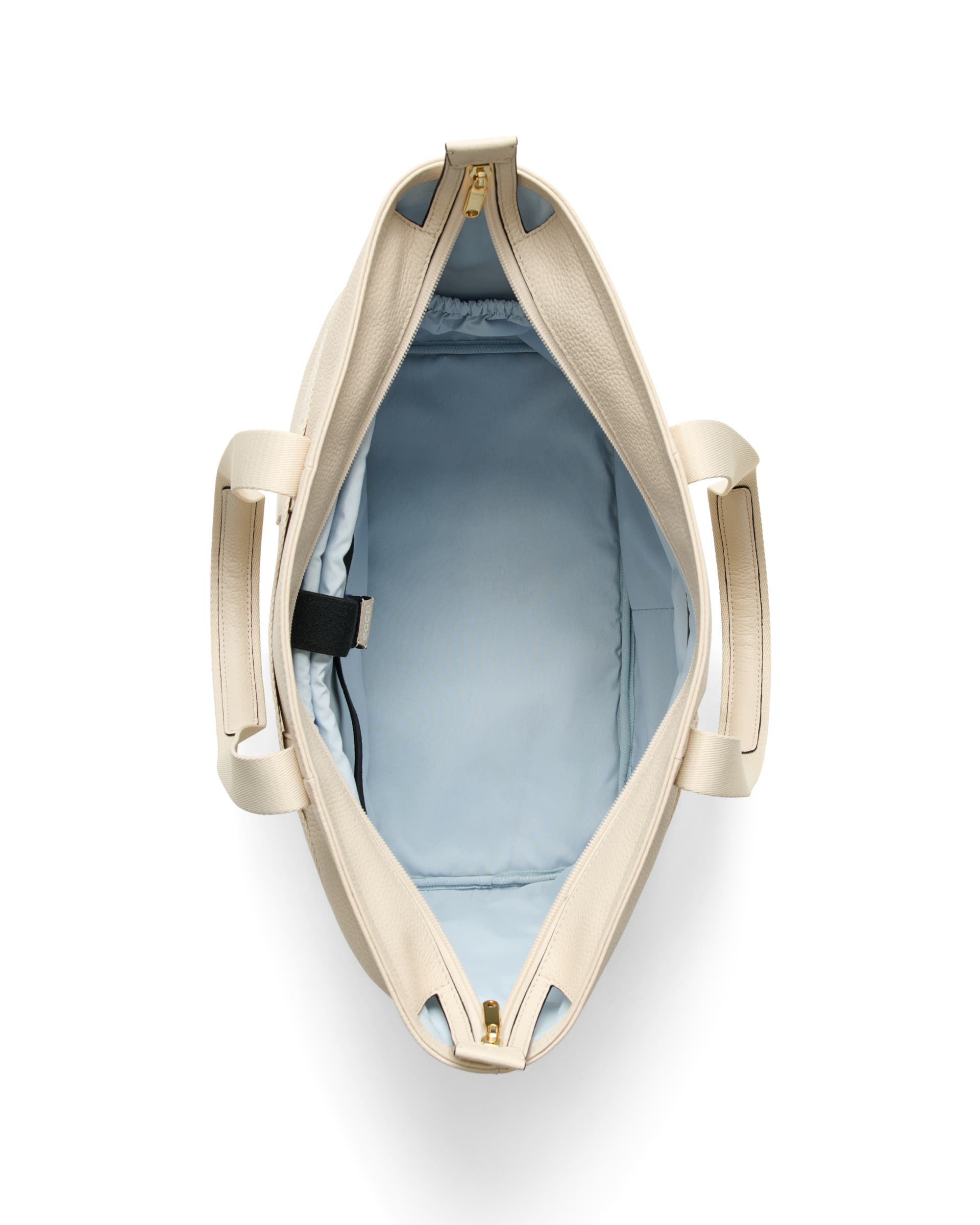 ECCO Tote Globetrotter レザートートバッグ - ベージュ - Birdeye