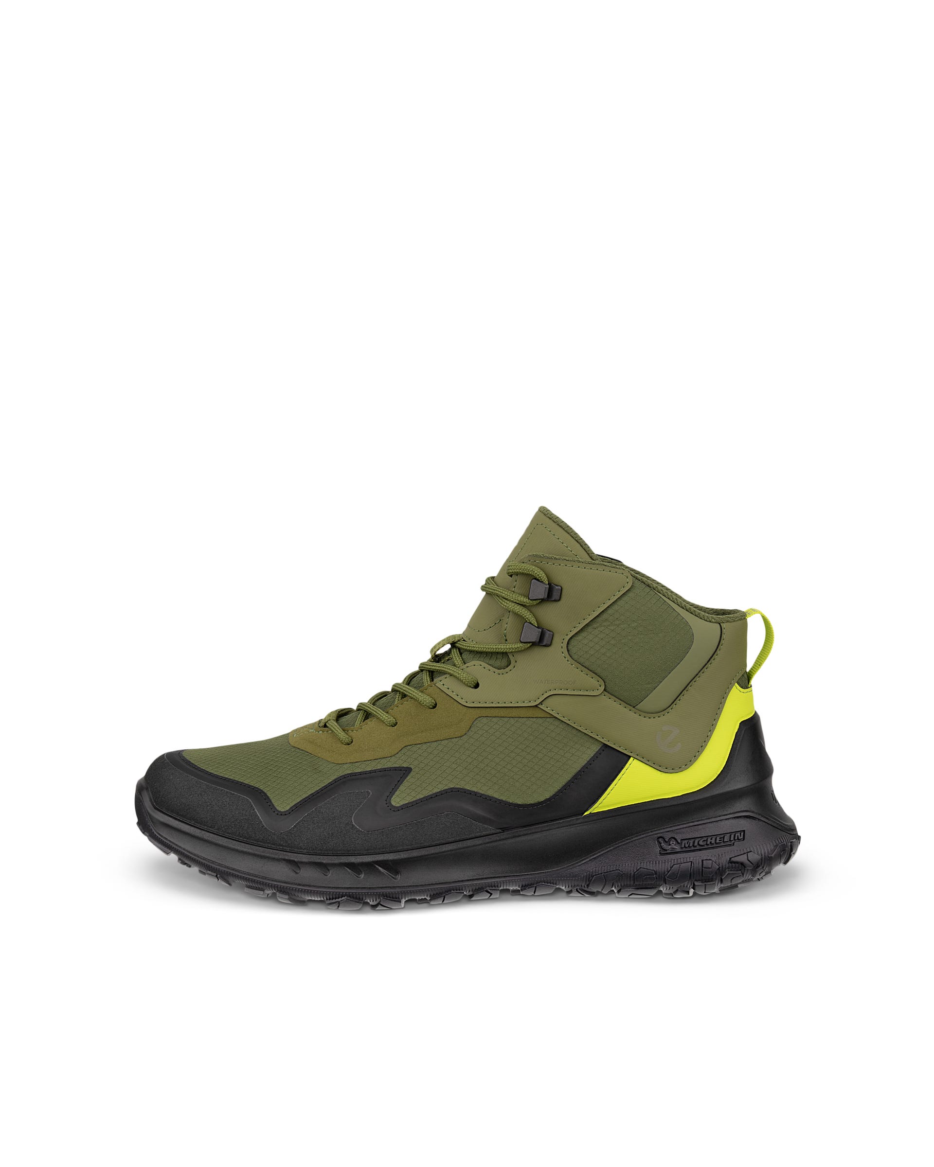 ECCO® ULT-TRN Heren waterdichte halfhoge outdoorboot - Groen - Outside