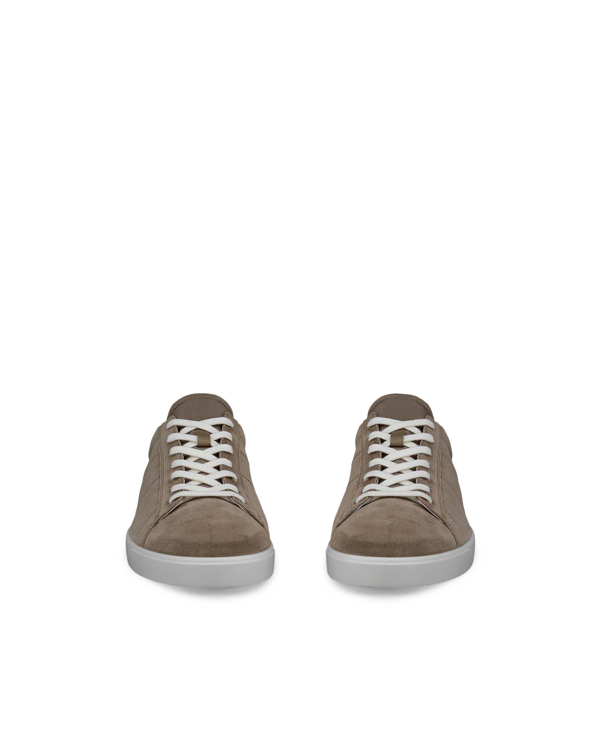 ECCO® STREET LITE baskets en daim pour homme - Marron - Front pair