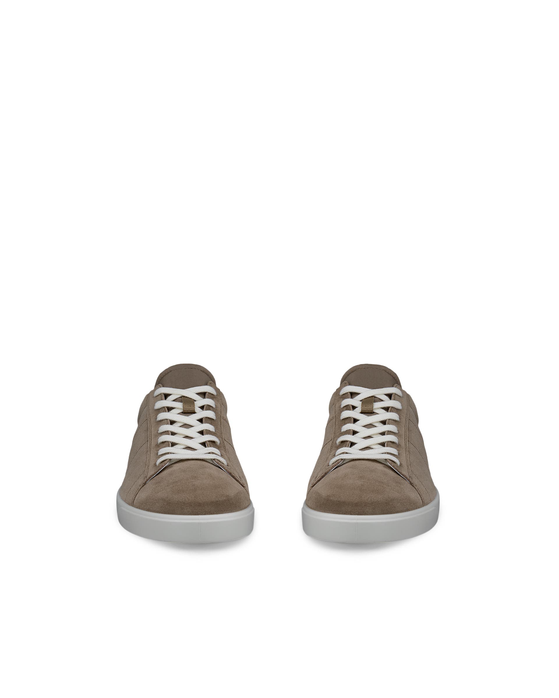 ECCO® STREET LITE baskets en daim pour homme - Marron - Front pair