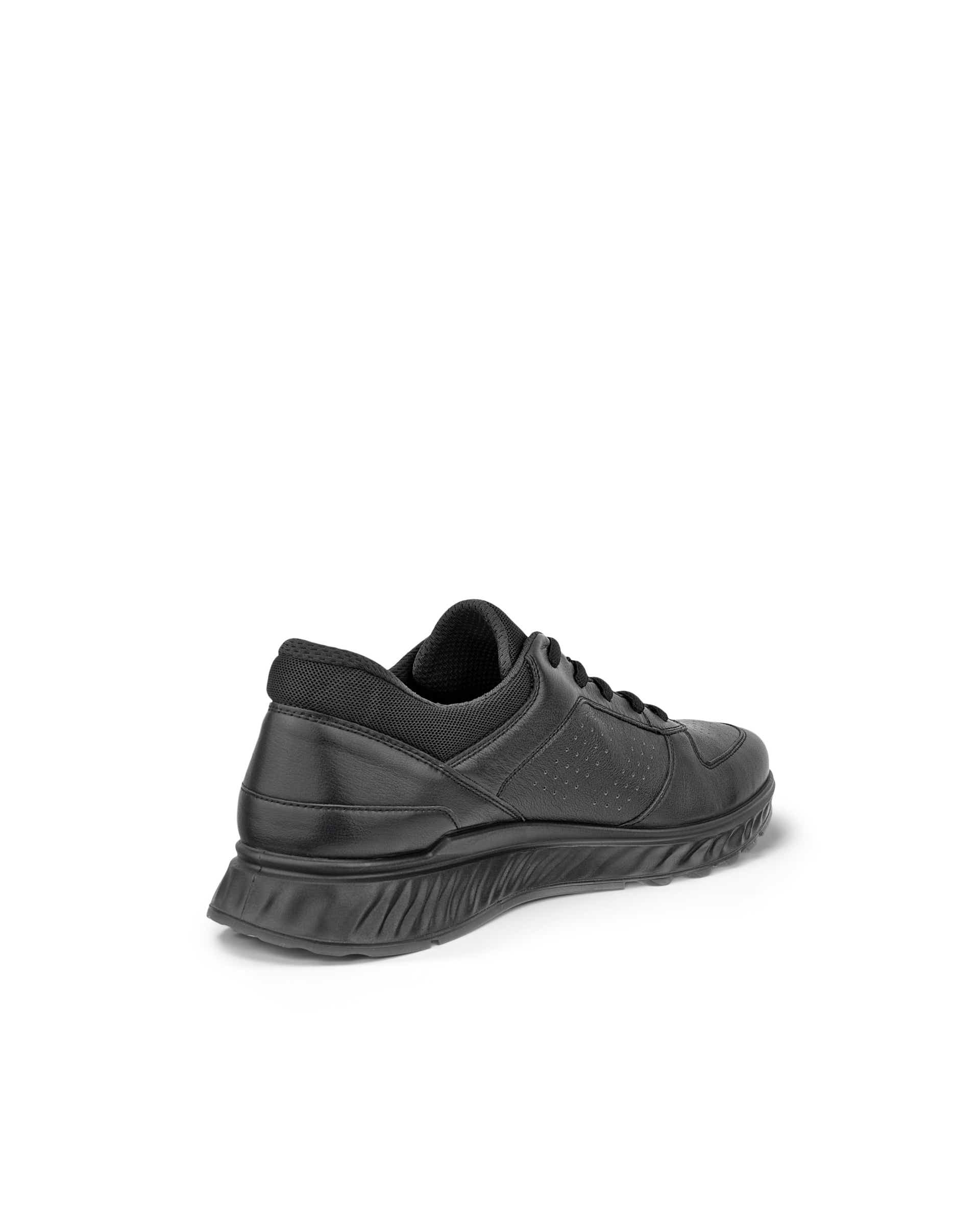 ECCO® Exostride baskets de plein air en cuir pour homme - Noir - Back