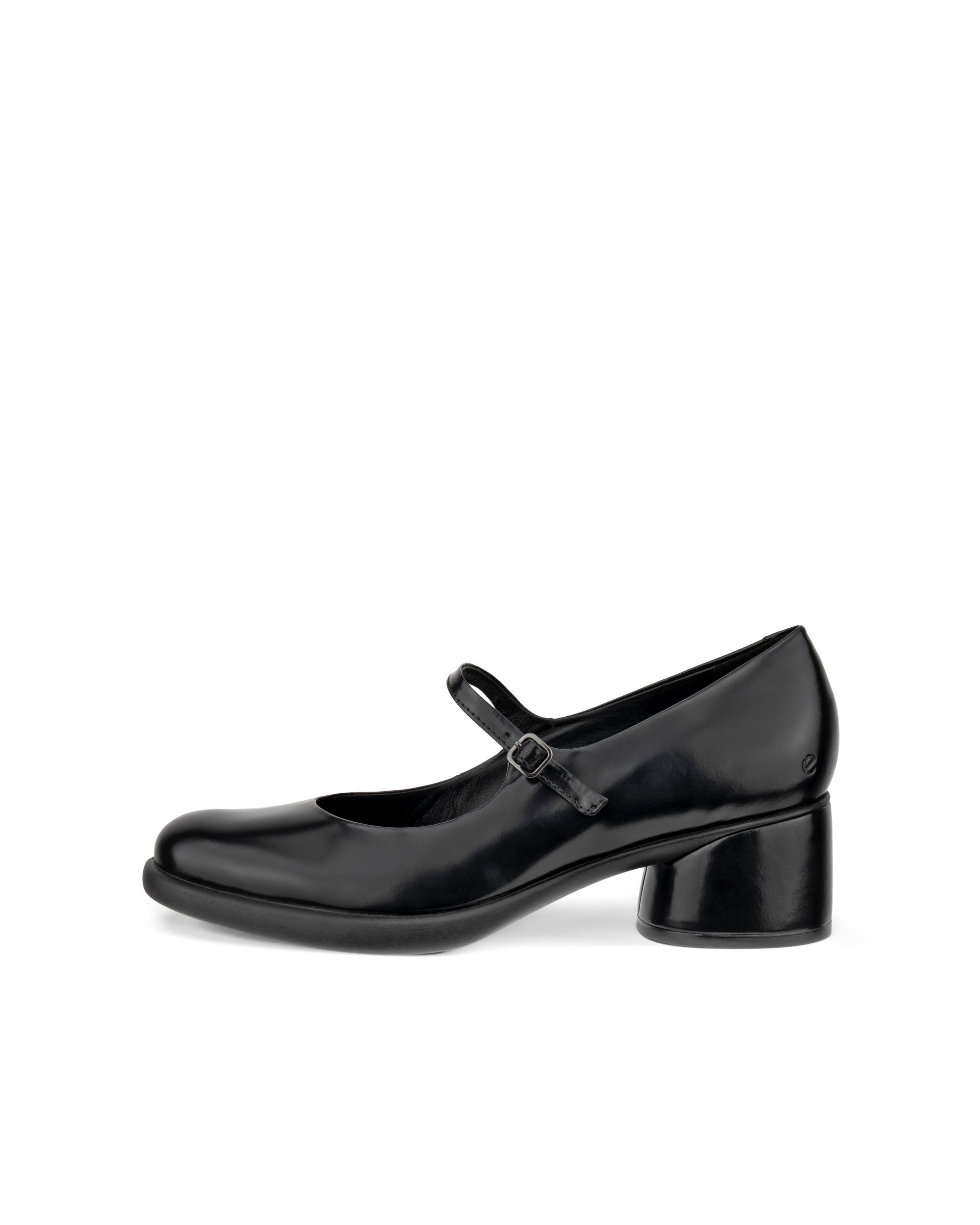 ECCO® Sculpted LX 35 Damen Lederpumps mit Blockabsatz - Schwarz - Outside