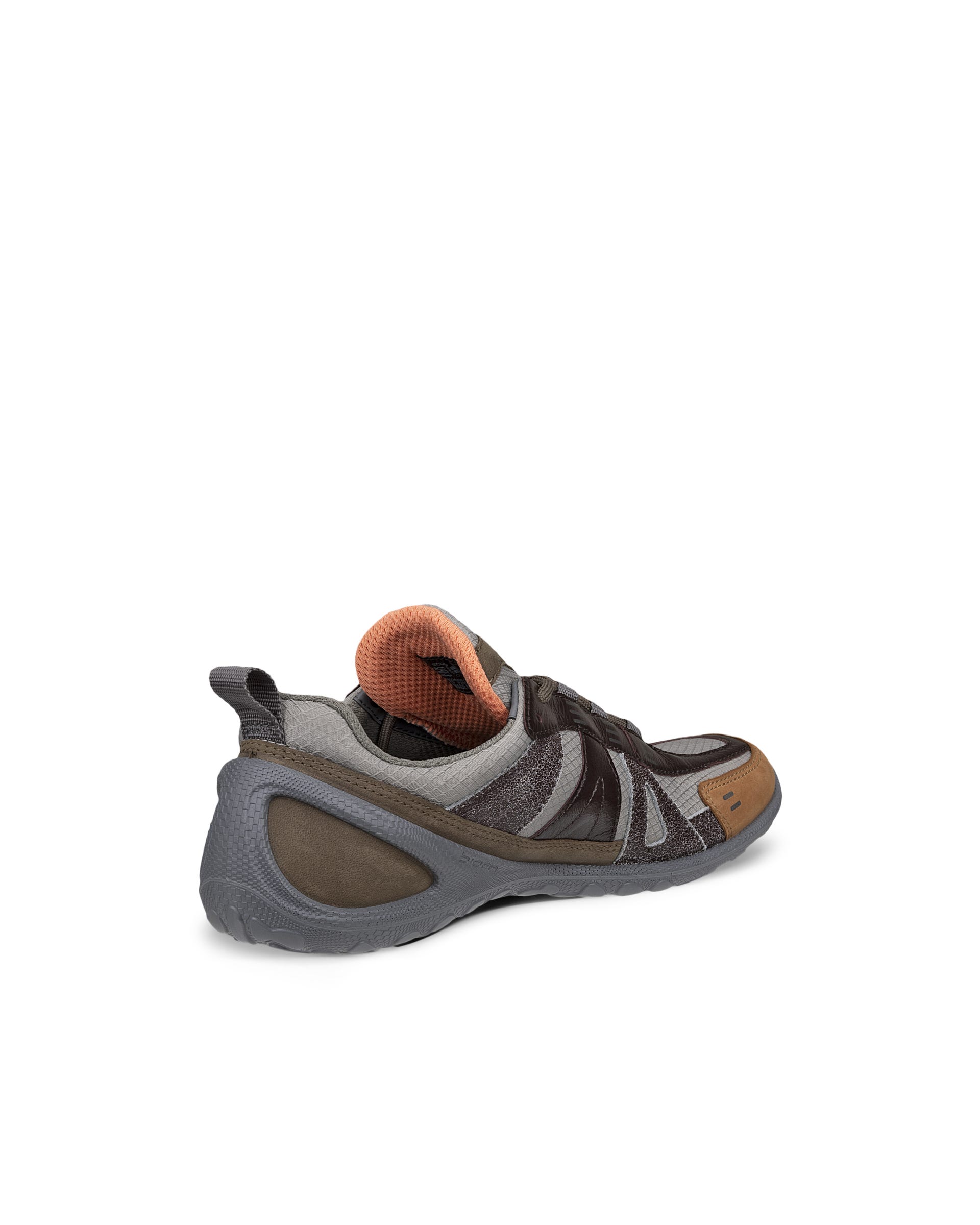 ECCO® BIOM Lite baskets de plein air en cuir pour femme - Gris - Back