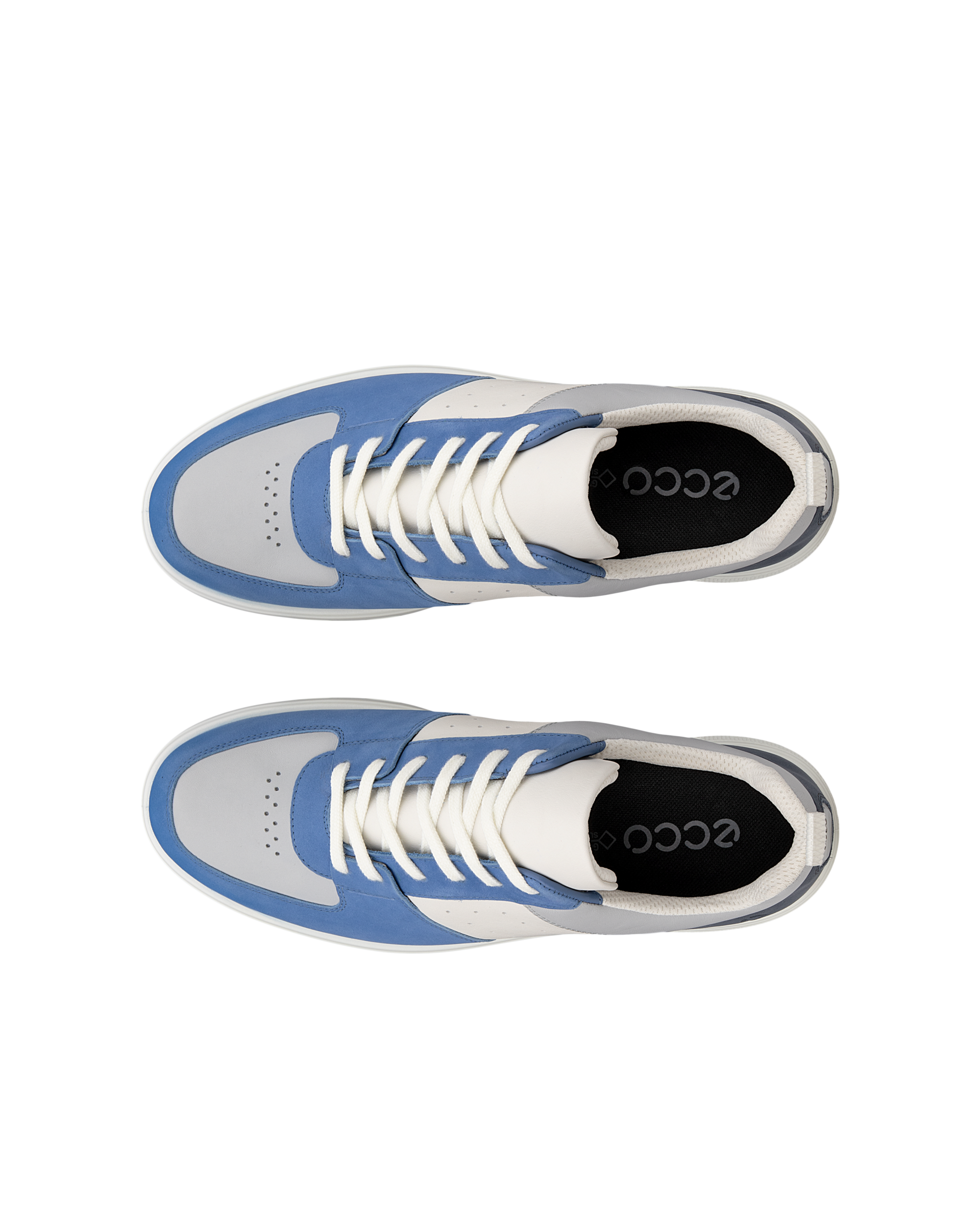 ECCO street 720 MEN メンズ レザーGore-Texスニーカー | ブルー