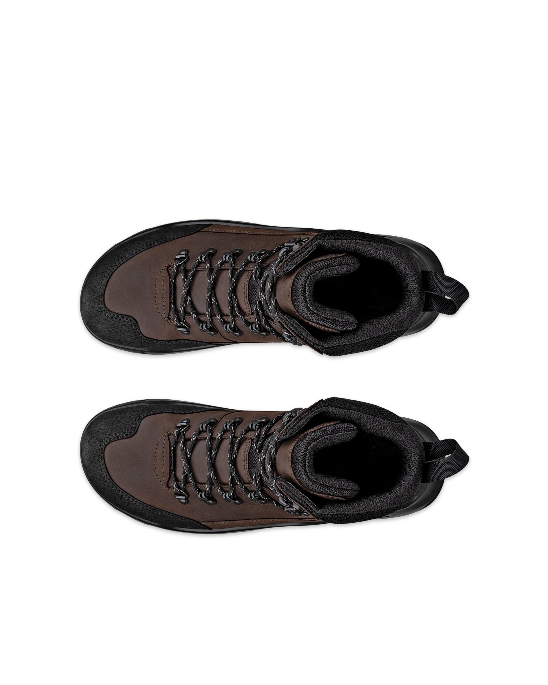 Miesten ECCO® Offroad vedenkestävä nupukkinahkaiset ulkoilunilkkurit - Ruskea - Top left pair