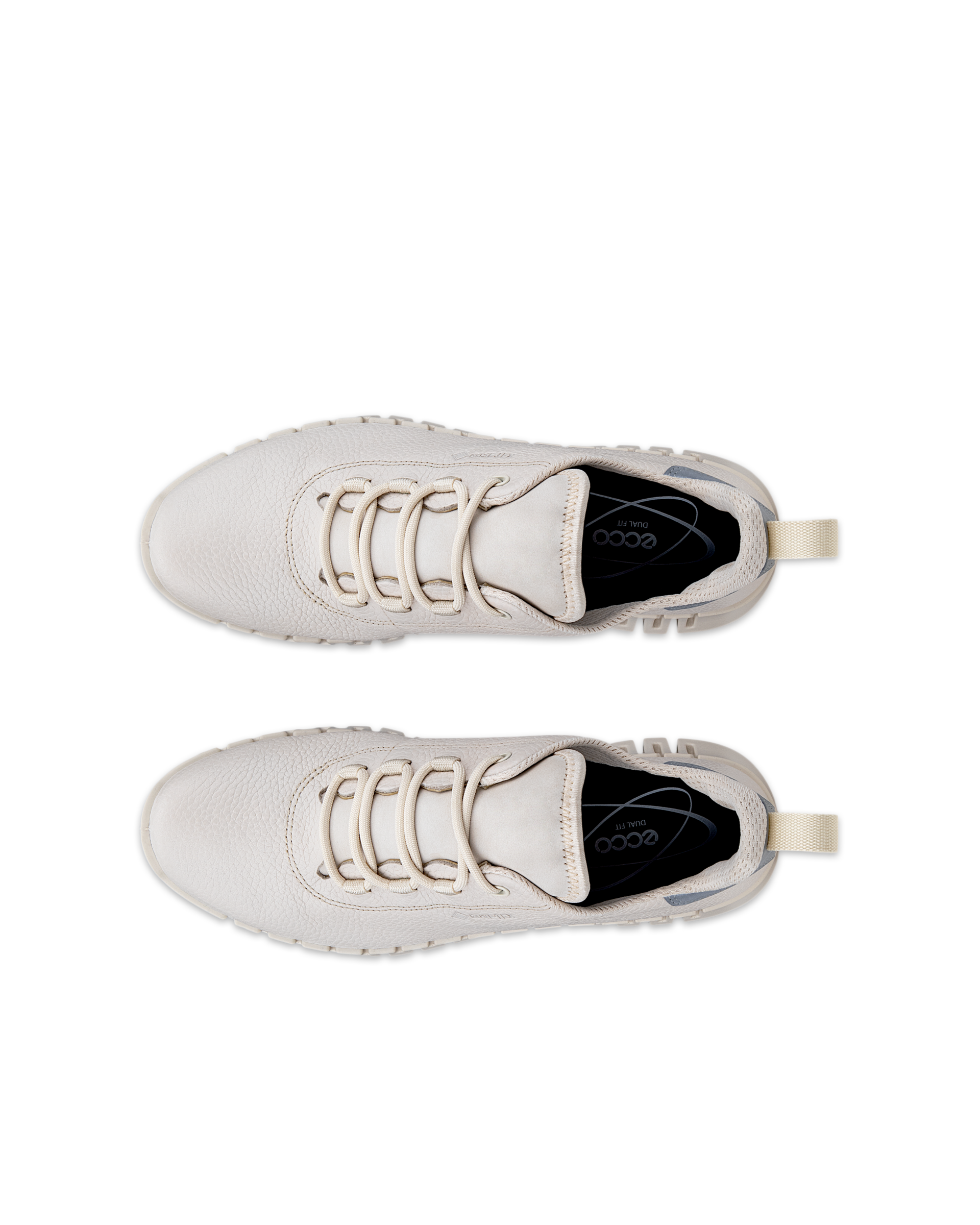 Dámske kožené tenisky Gore-Tex ECCO® Gruuv - Béžová - Top left pair