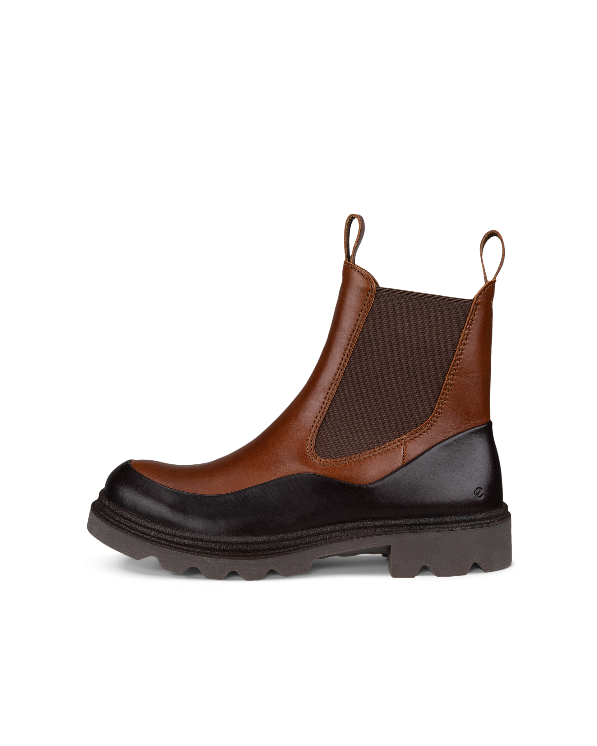 ECCO Grainer ウィメンズ レザーチェルシーブーツ | ブラウン