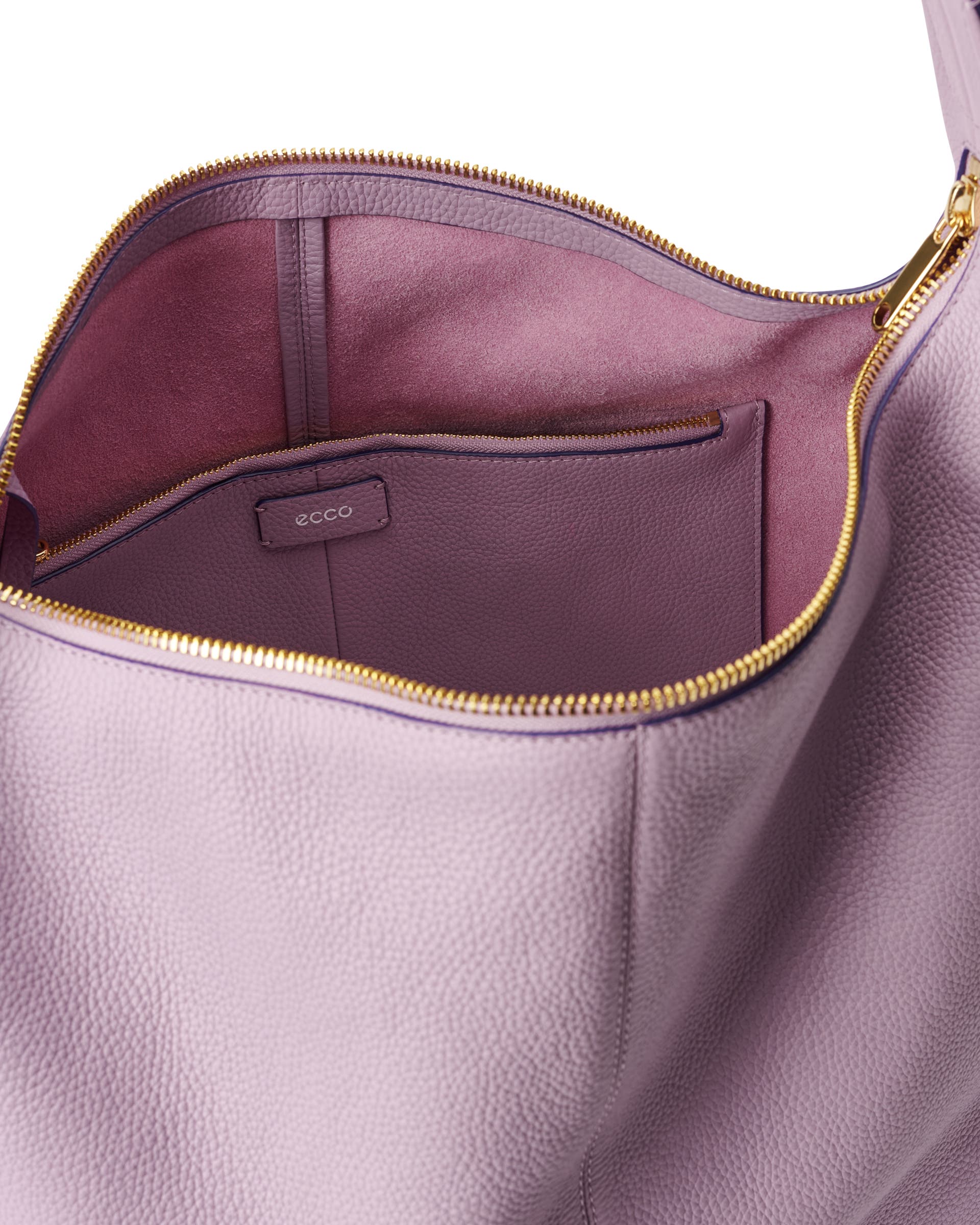 ECCO HOBO BAG LARGE - Purple - Inside