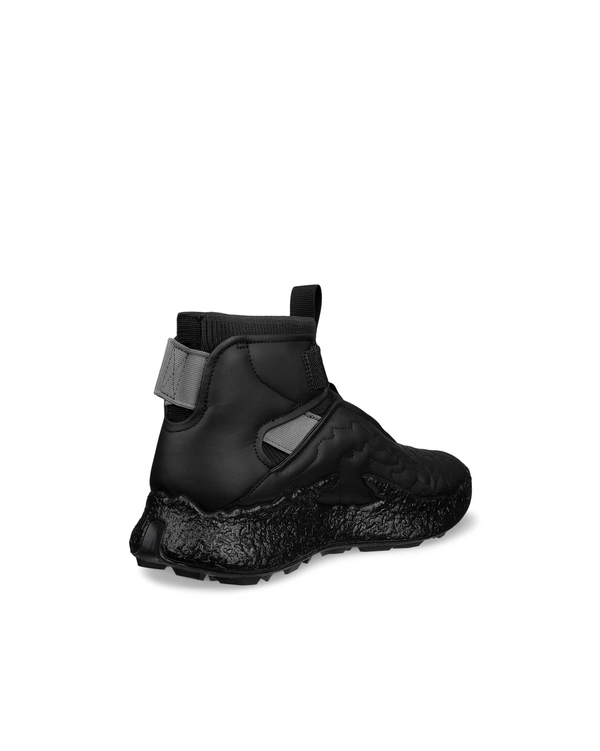 Men's ECCO® Golf Biom H5 BOA Leather Waterproof High-Top Shoe | Black