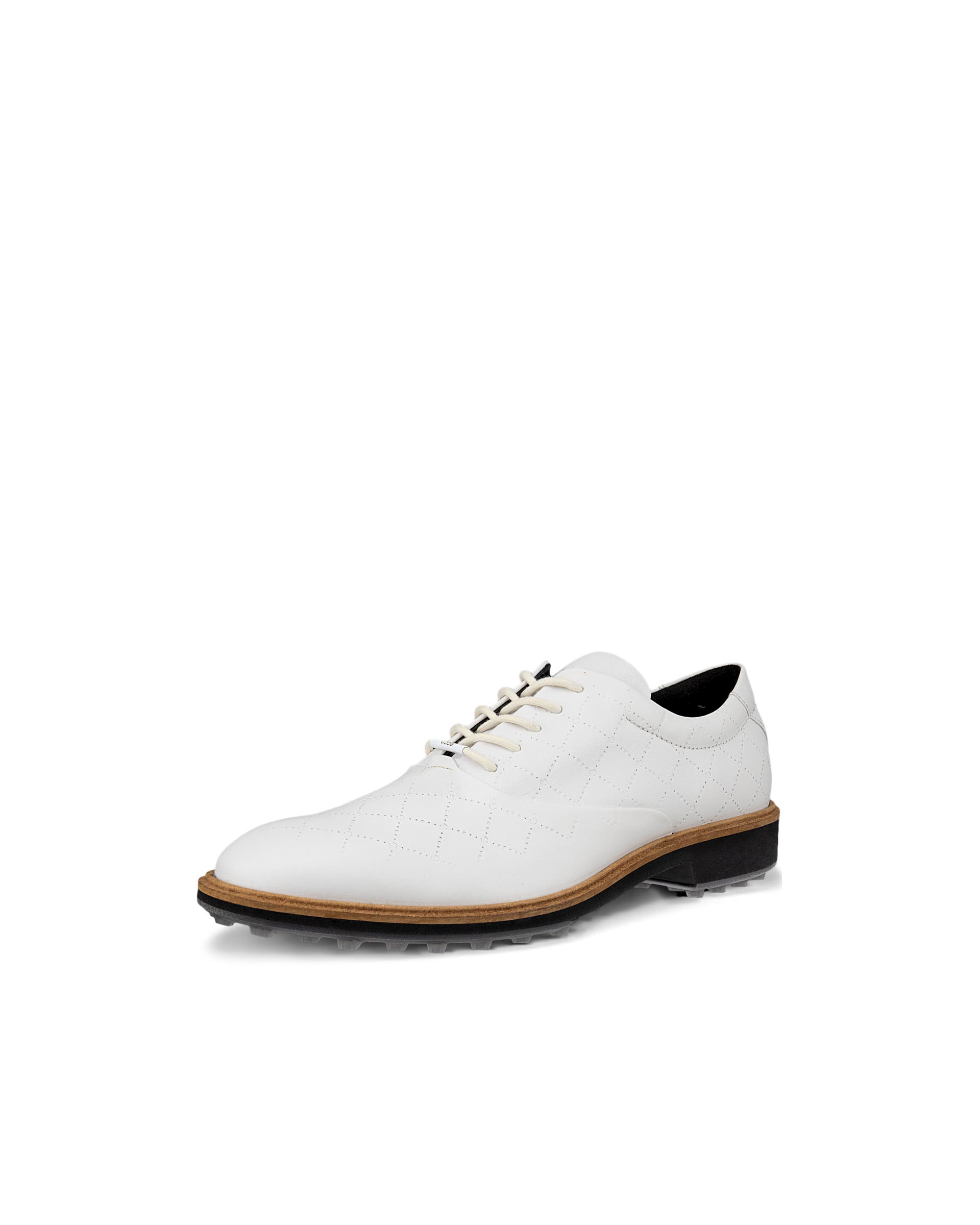 Men's ECCO® Golf Classic Hybrid Leather Golf Shoe - White - Main
