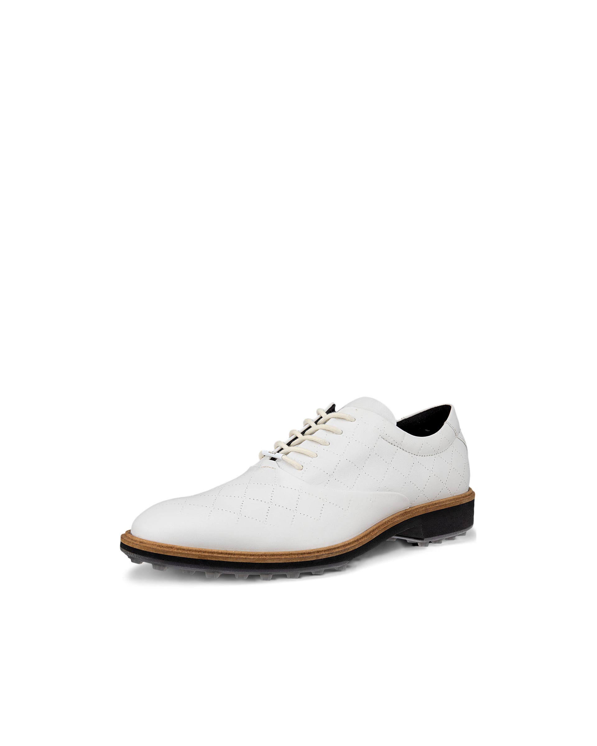 Men's ECCO® Golf Classic Hybrid Leather Golf Shoe - White - Main