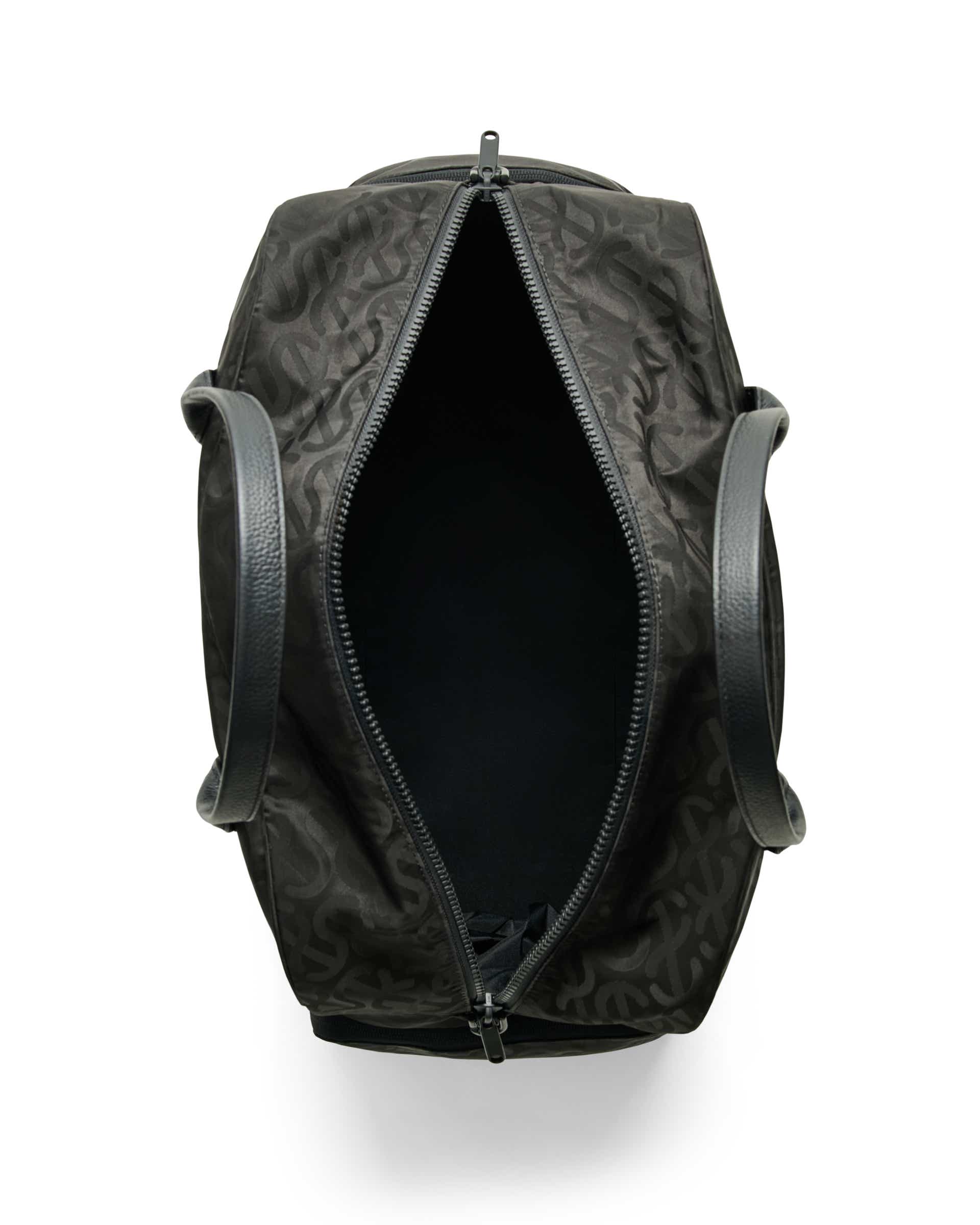 ECCO® GOLF BOSTON Leder-Dufflebag - Schwarz - Birdeye