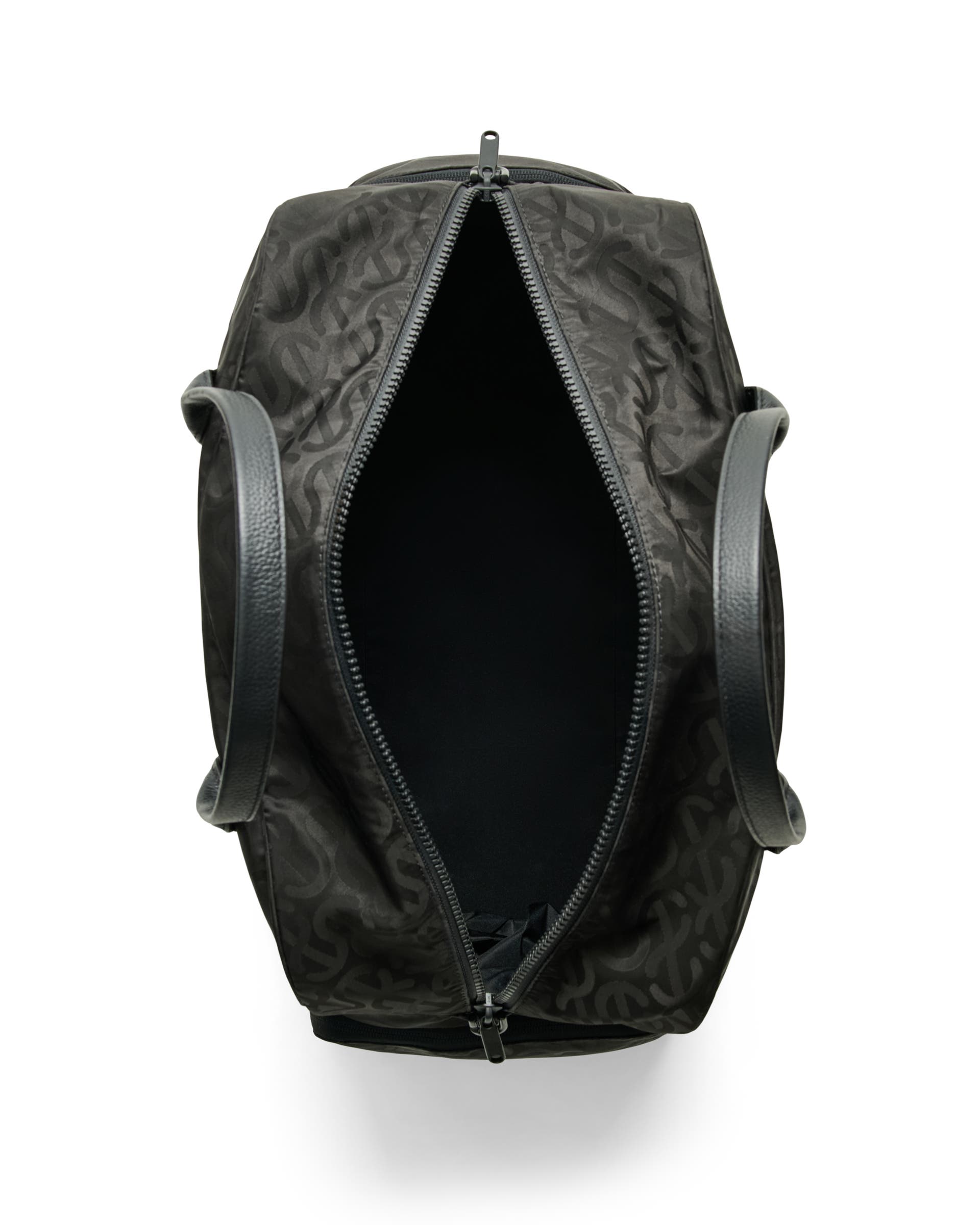 ECCO® GOLF BOSTON Leder-Dufflebag - Schwarz - Birdeye