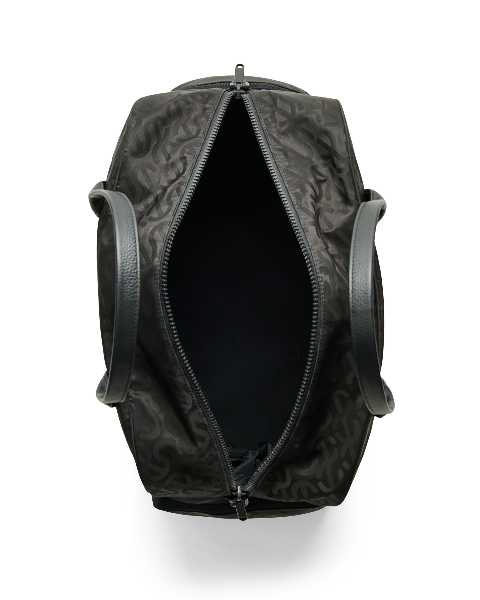 ECCO® GOLF BOSTON Leder-Dufflebag - Schwarz - Birdeye