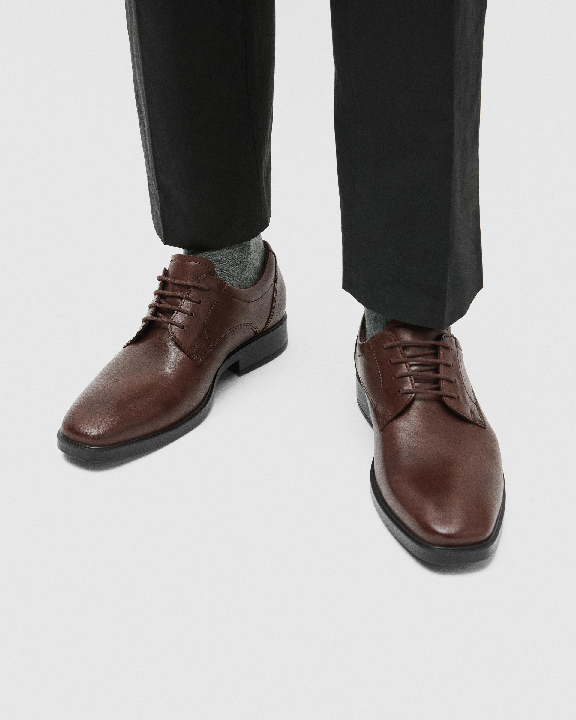 ECCO METROPOLE MILAN Men メンズ レザーダービーシューズ | ブラウン