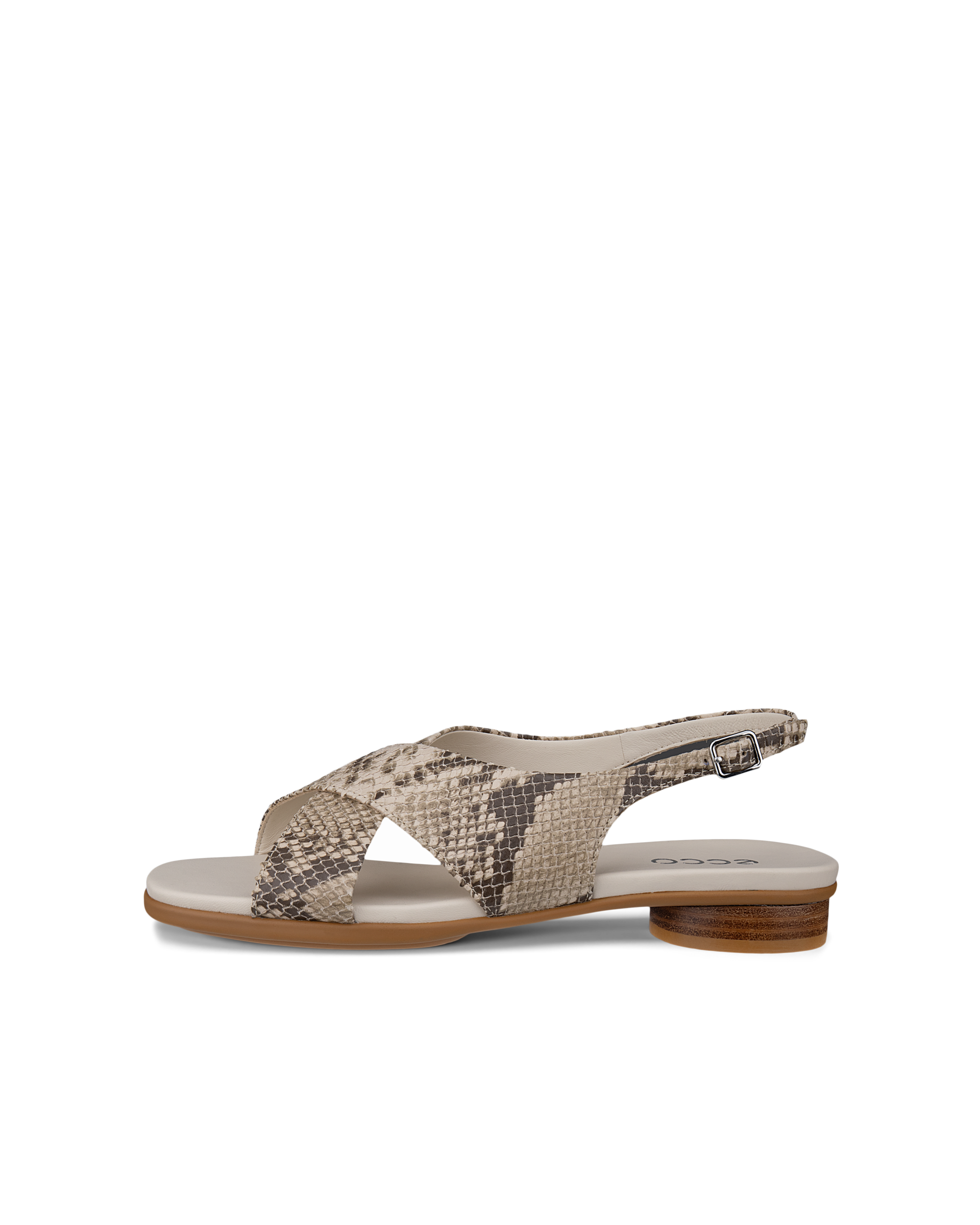 ECCO SCULPTED ALBA 25 - Women's Leather Sandal - Beige - 41