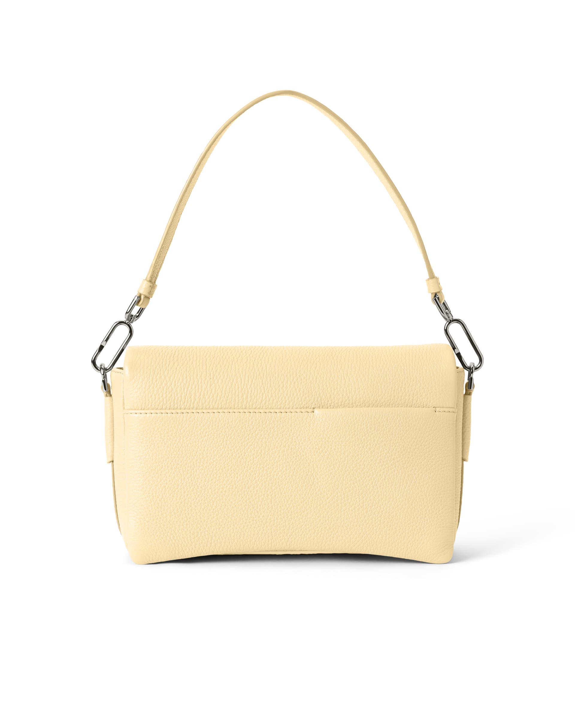 ECCO® Pinch Umhängetasche aus Leder - Gelb - Back