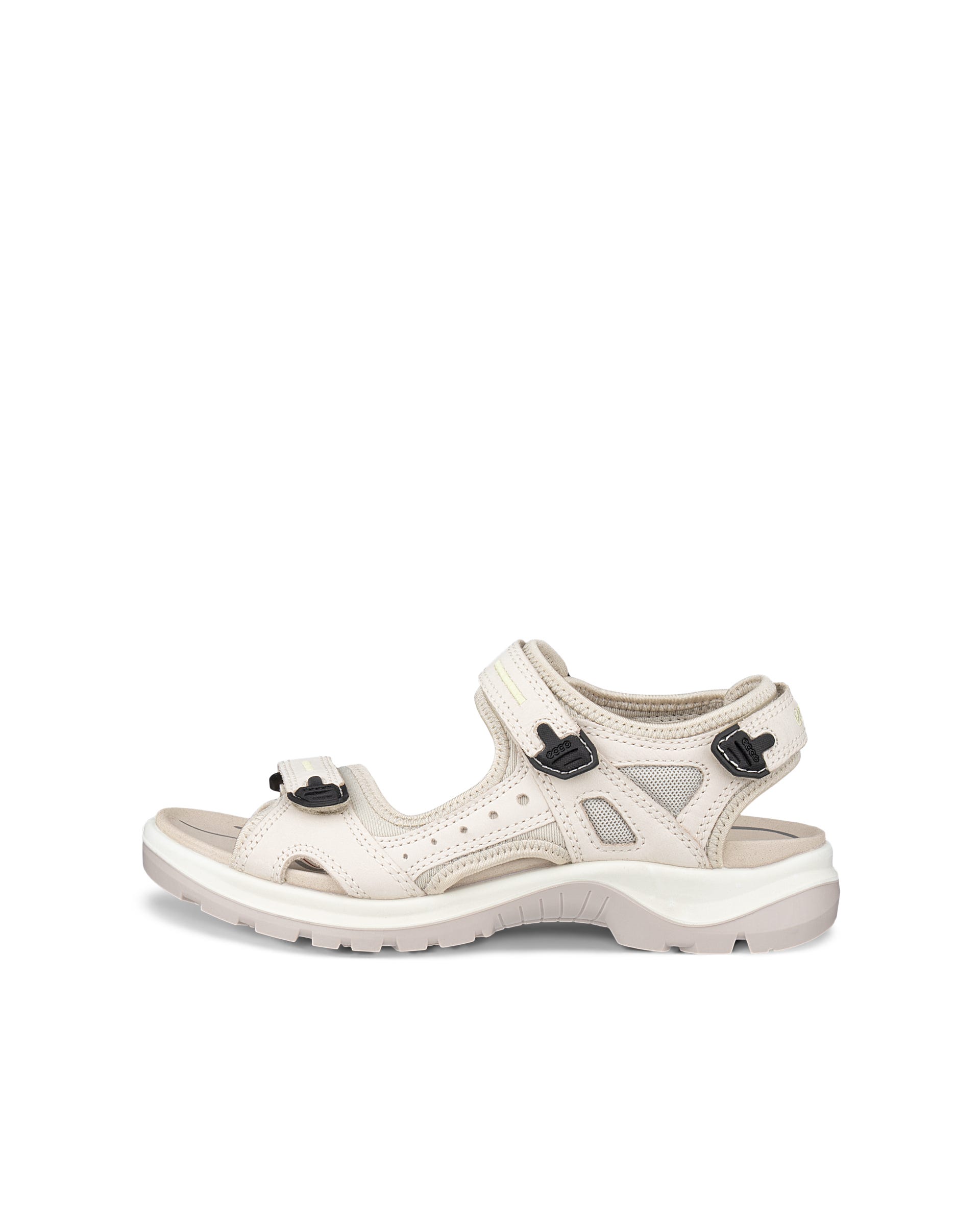 Women's ECCO® Offroad Nubuck Hiking Sandal - Beige - Outside