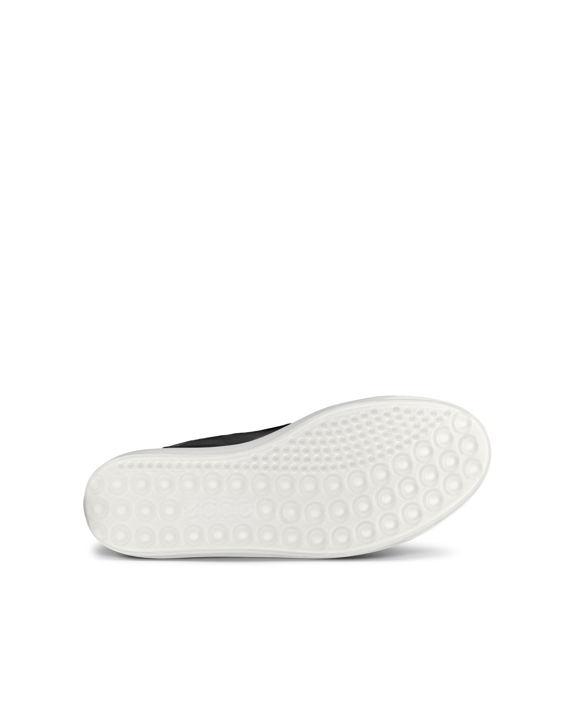 ECCO Soft 7 ウィメンズ レザースニーカー - ブラック - Sole