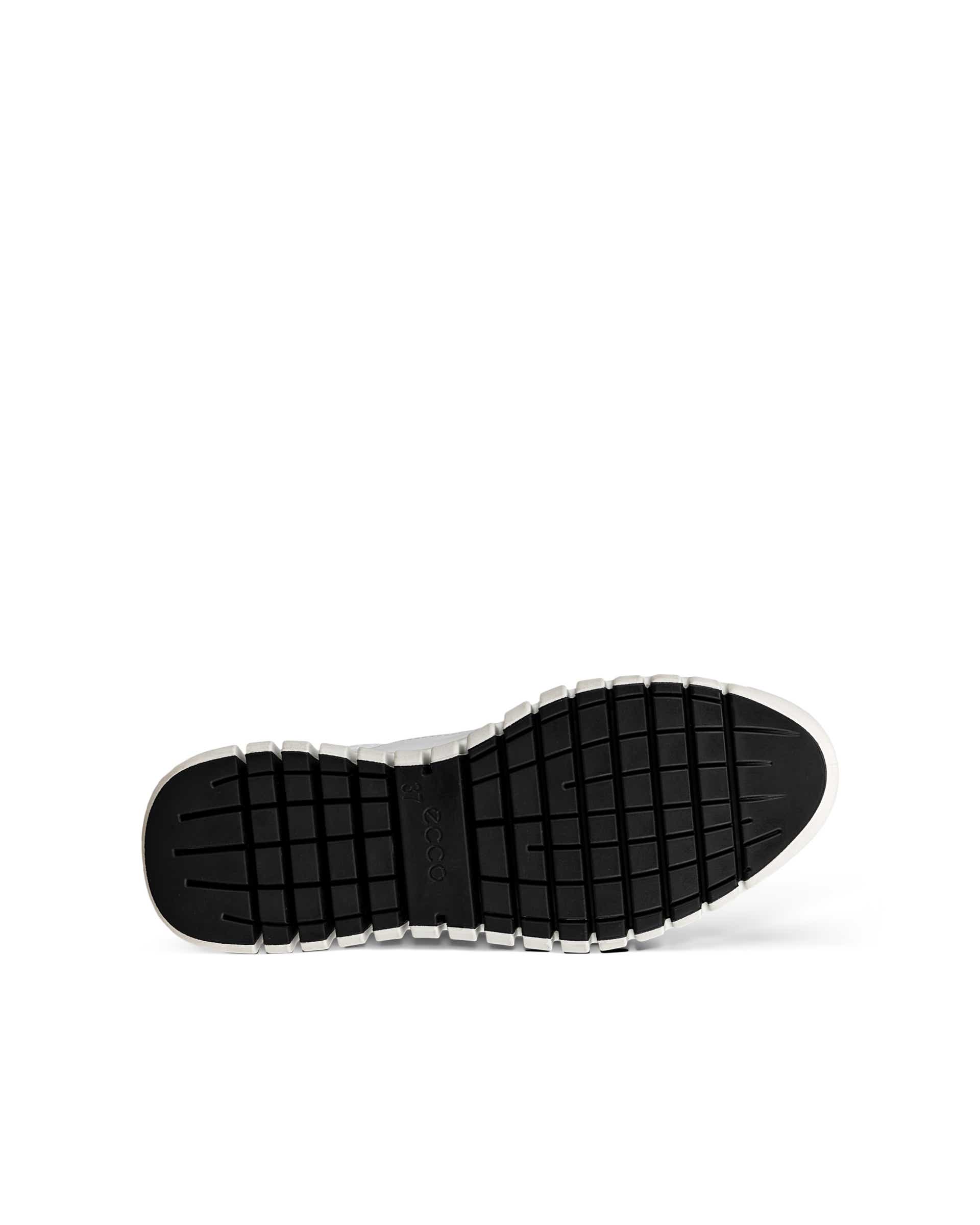 Women's ECCO® Gruuv Leather Sneaker - White - Sole