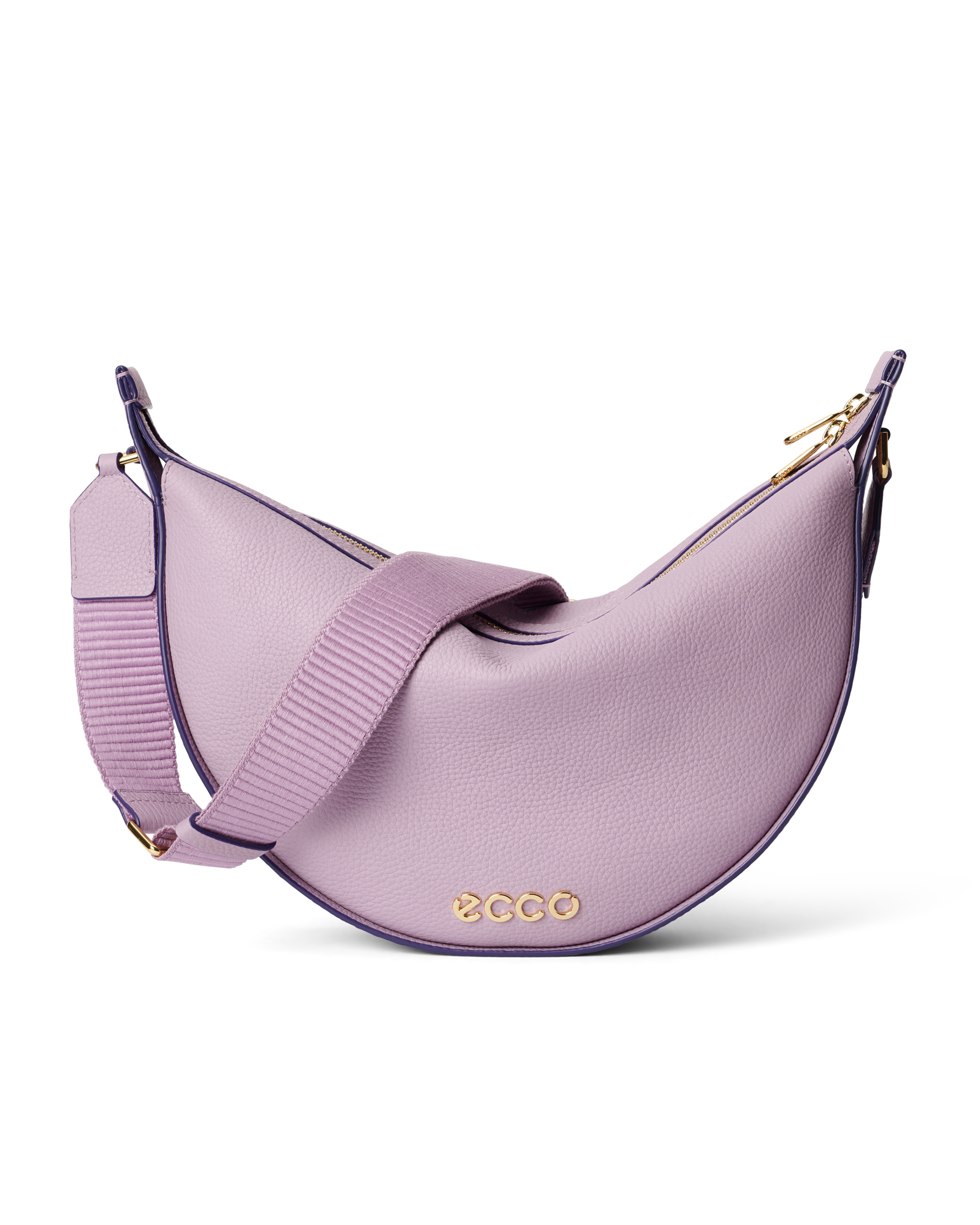 ECCO Fortune Soft Pebbled レザーショルダーバッグ | ピンク