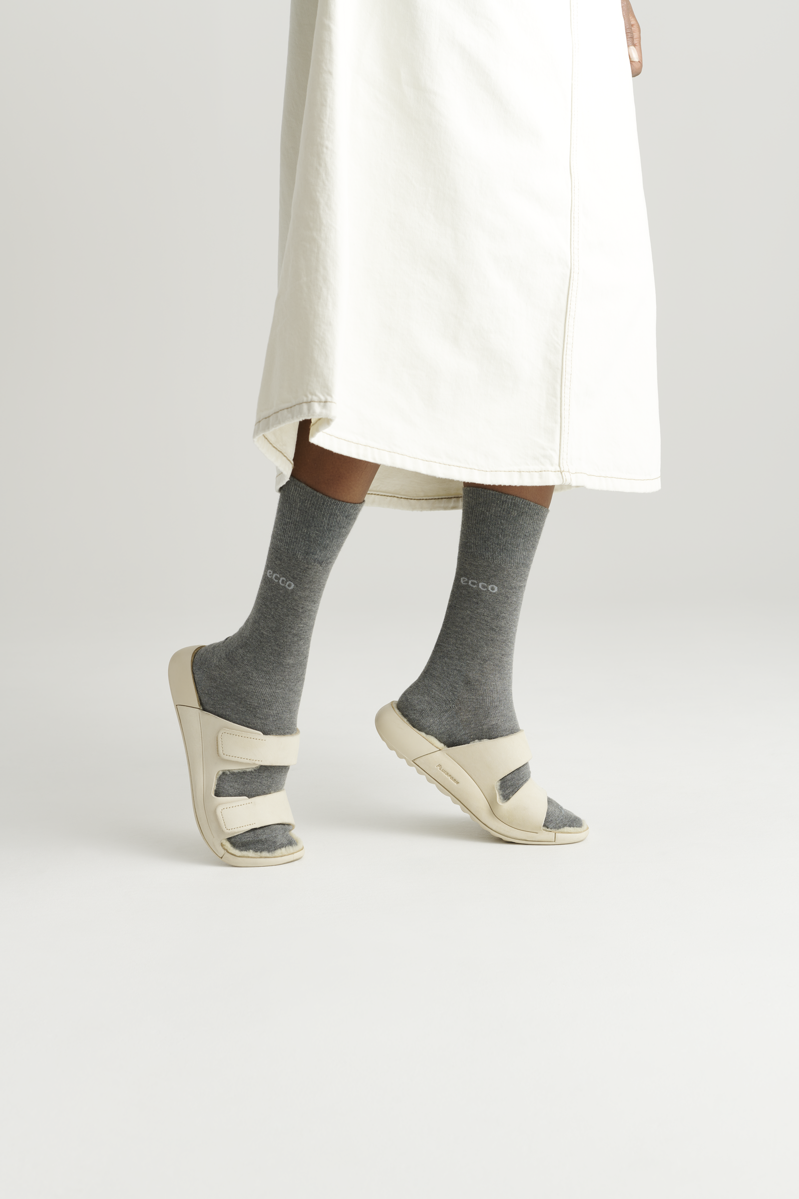 ECCO Longlife Mid Cut — Grey