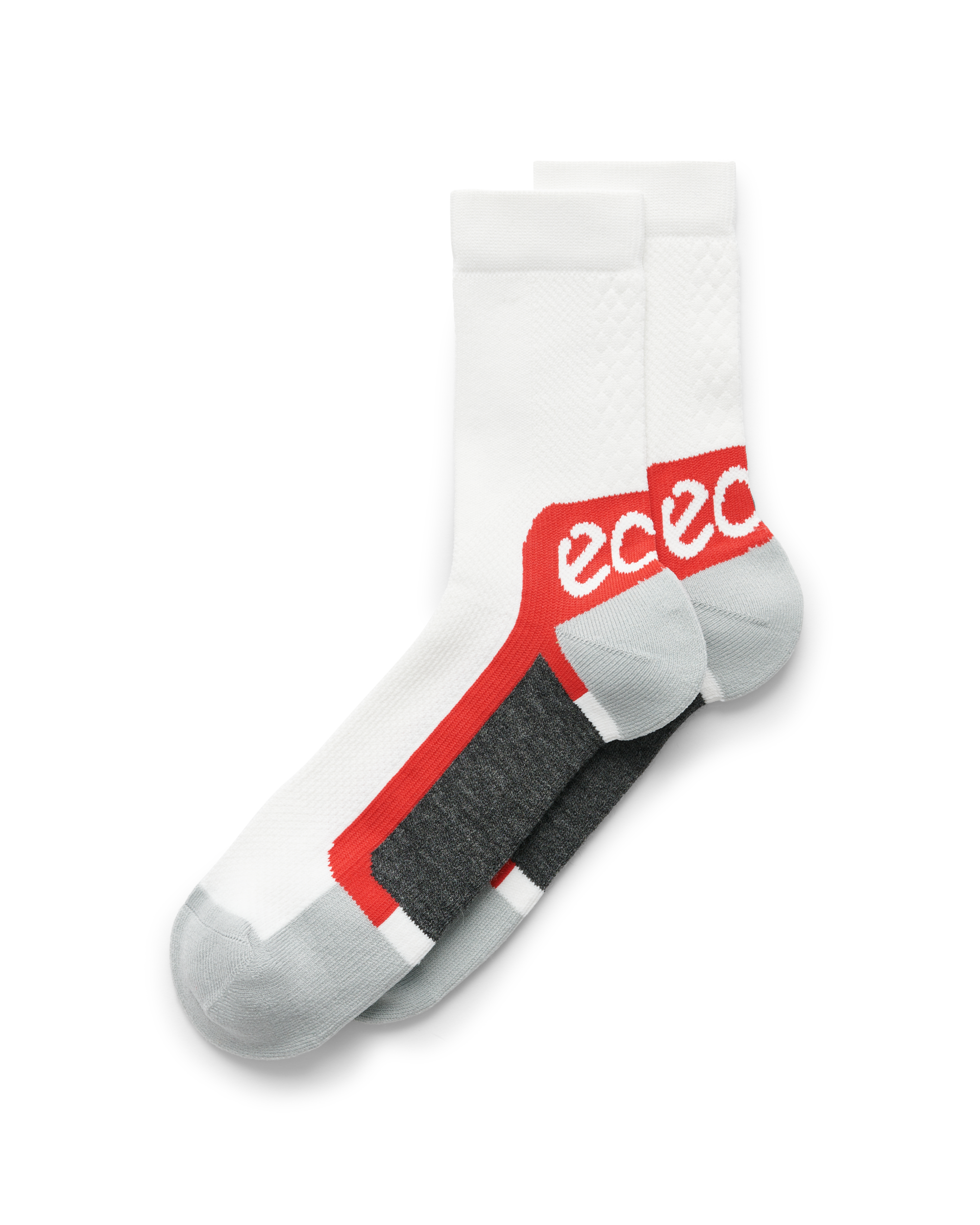 ECCO Biom ユニセックス ファンクショナルミッドカットソックス - ホワイト - Main