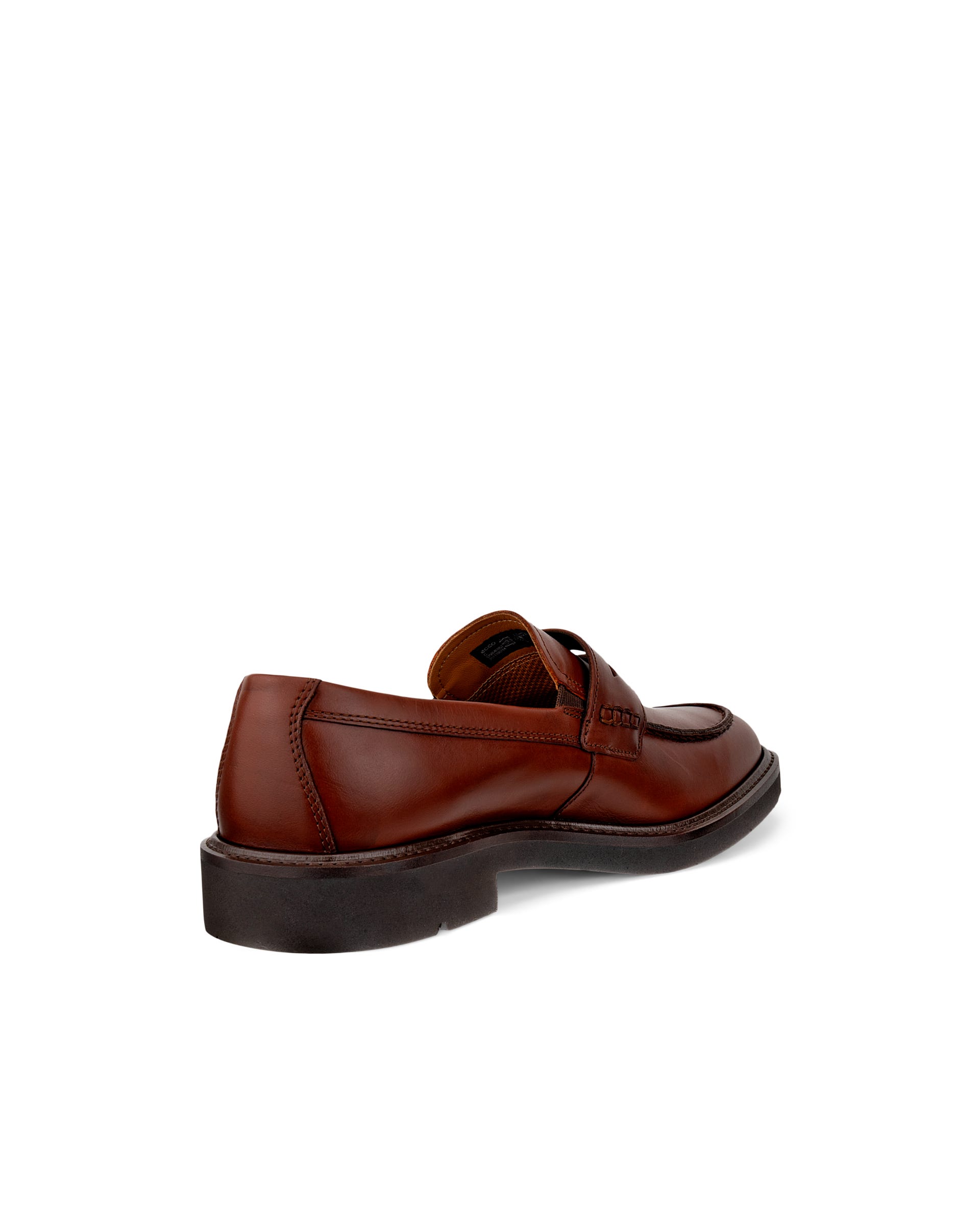 ECCO® Metropole London Heren leren moc-toe schoen - Bruin - Back
