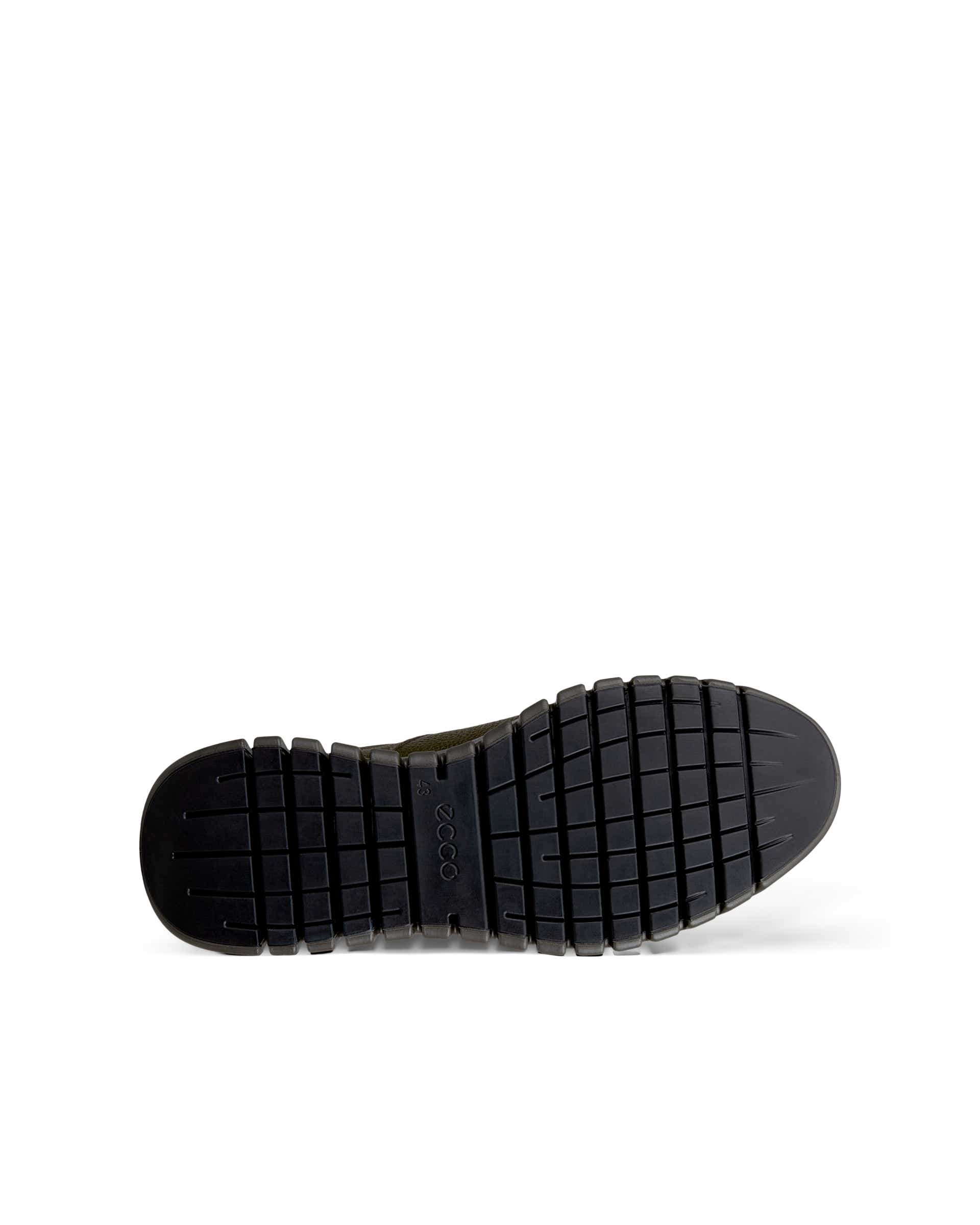 ECCO® GRUUV Gore-Tex sneaker i læder til herrer - Grøn - Sole