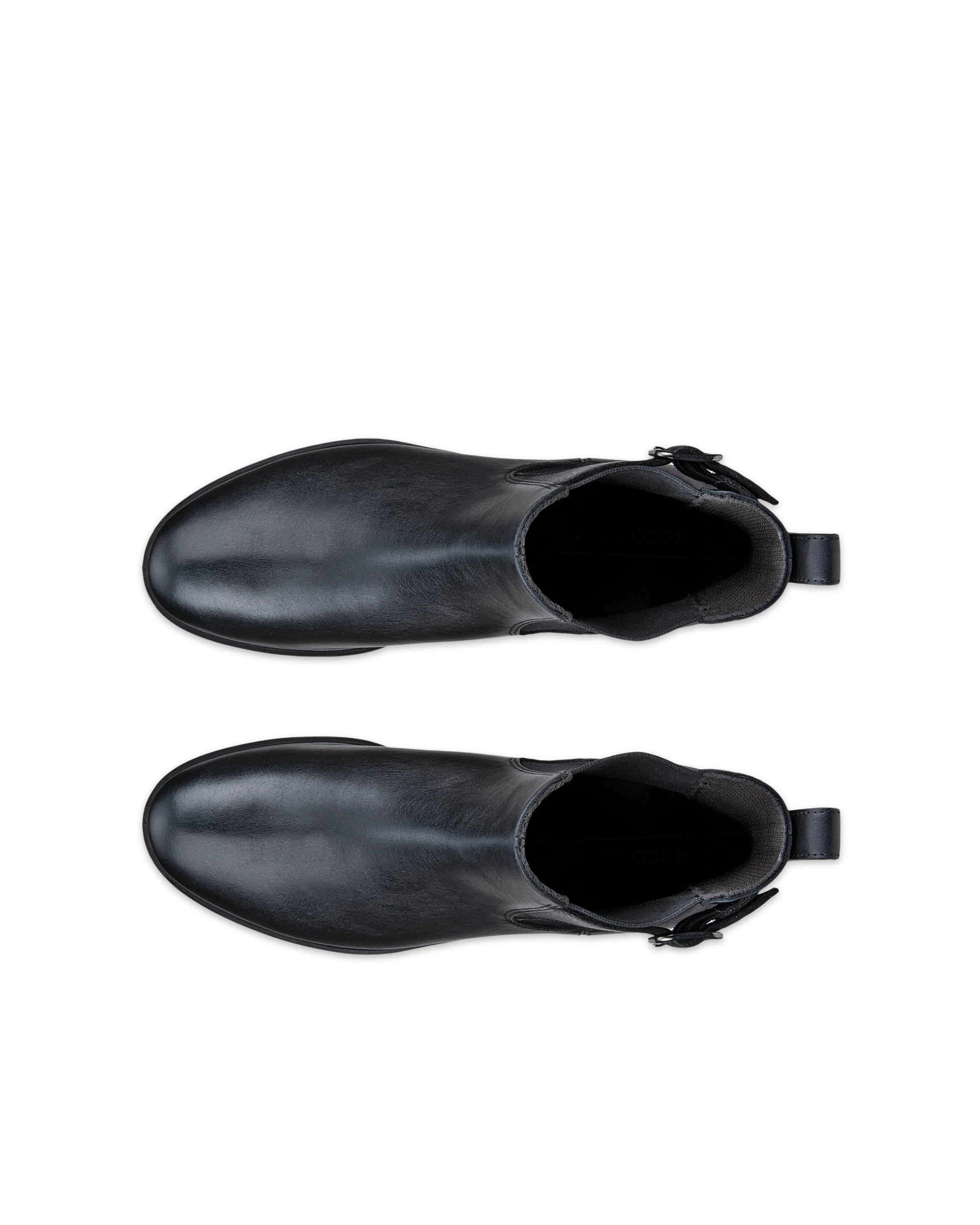 Women's ECCO® Dress Classic 15 Leather Chelsea Boot - Black - Top left pair