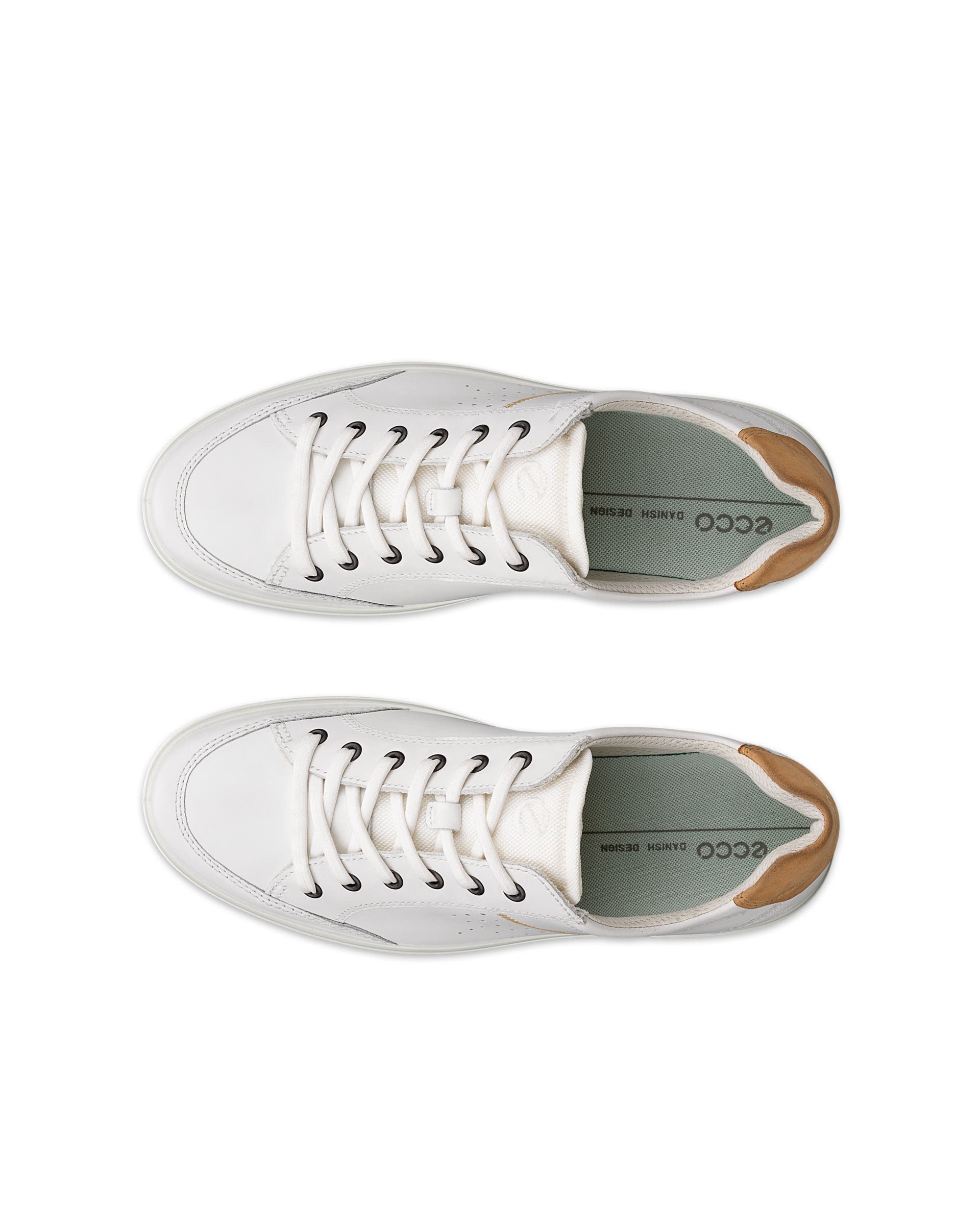 ECCO Soft Classic Sneaker - White - Top left pair