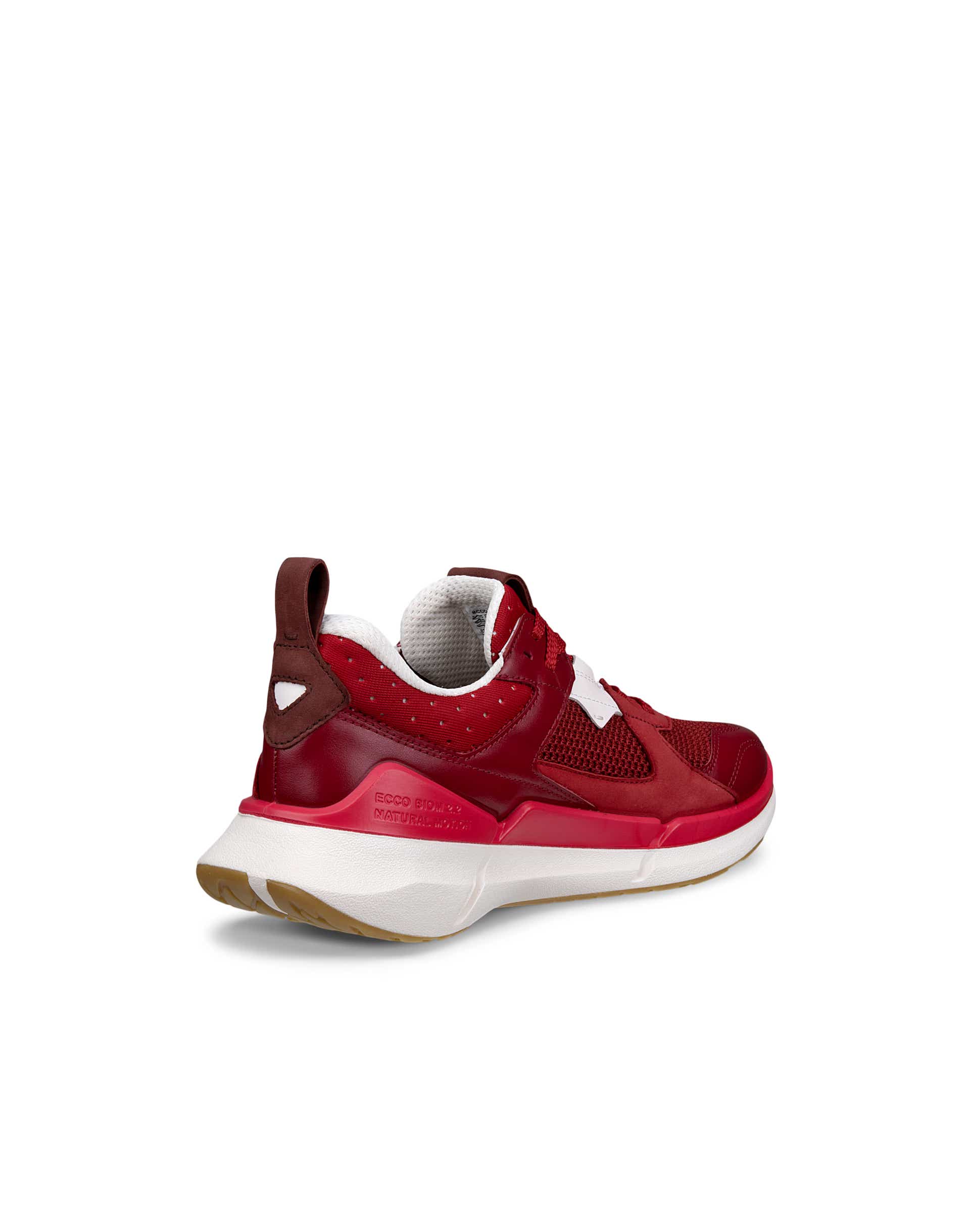 ECCO® Biom 2.0 Damen Sneaker aus Leder & Textil - Rot - Back