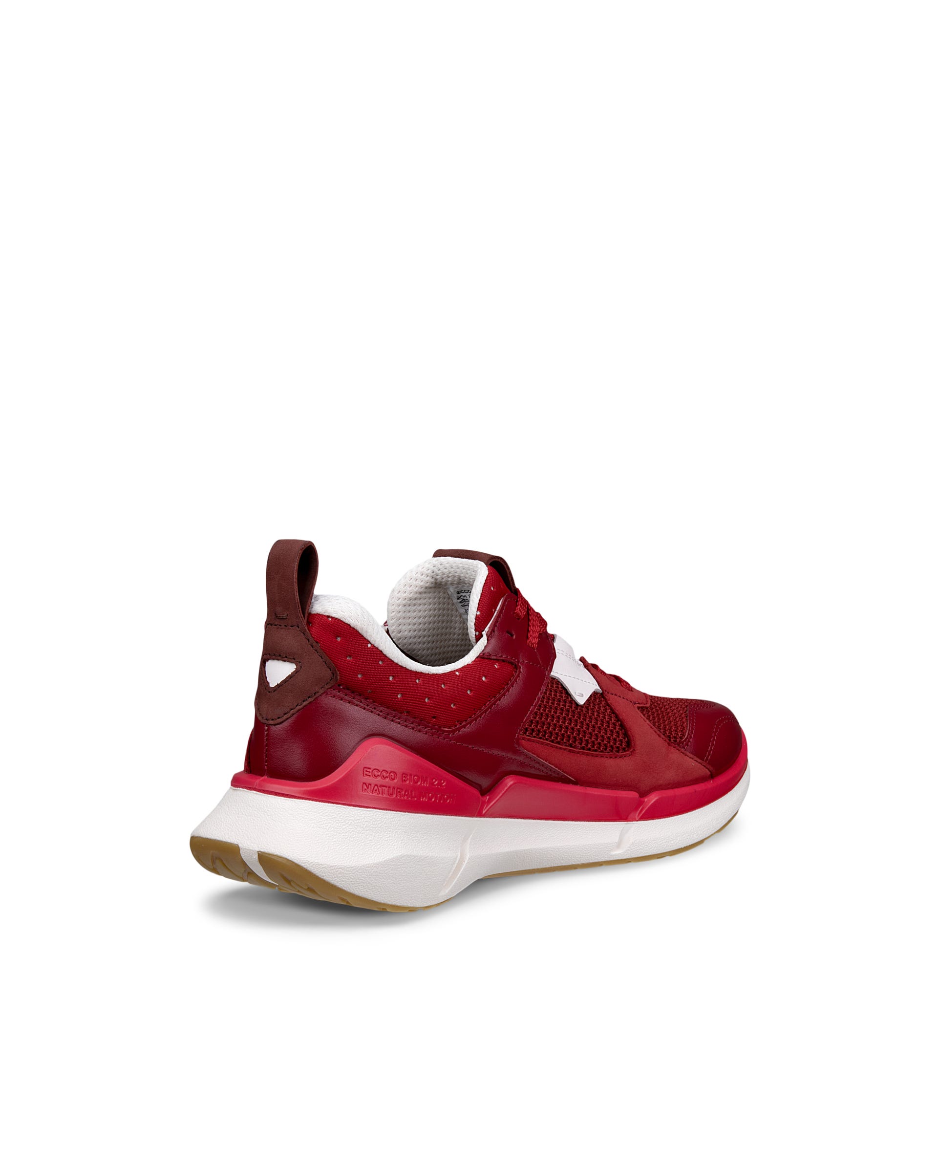 ECCO® Biom 2.0 Damen Sneaker aus Leder & Textil - Rot - Back