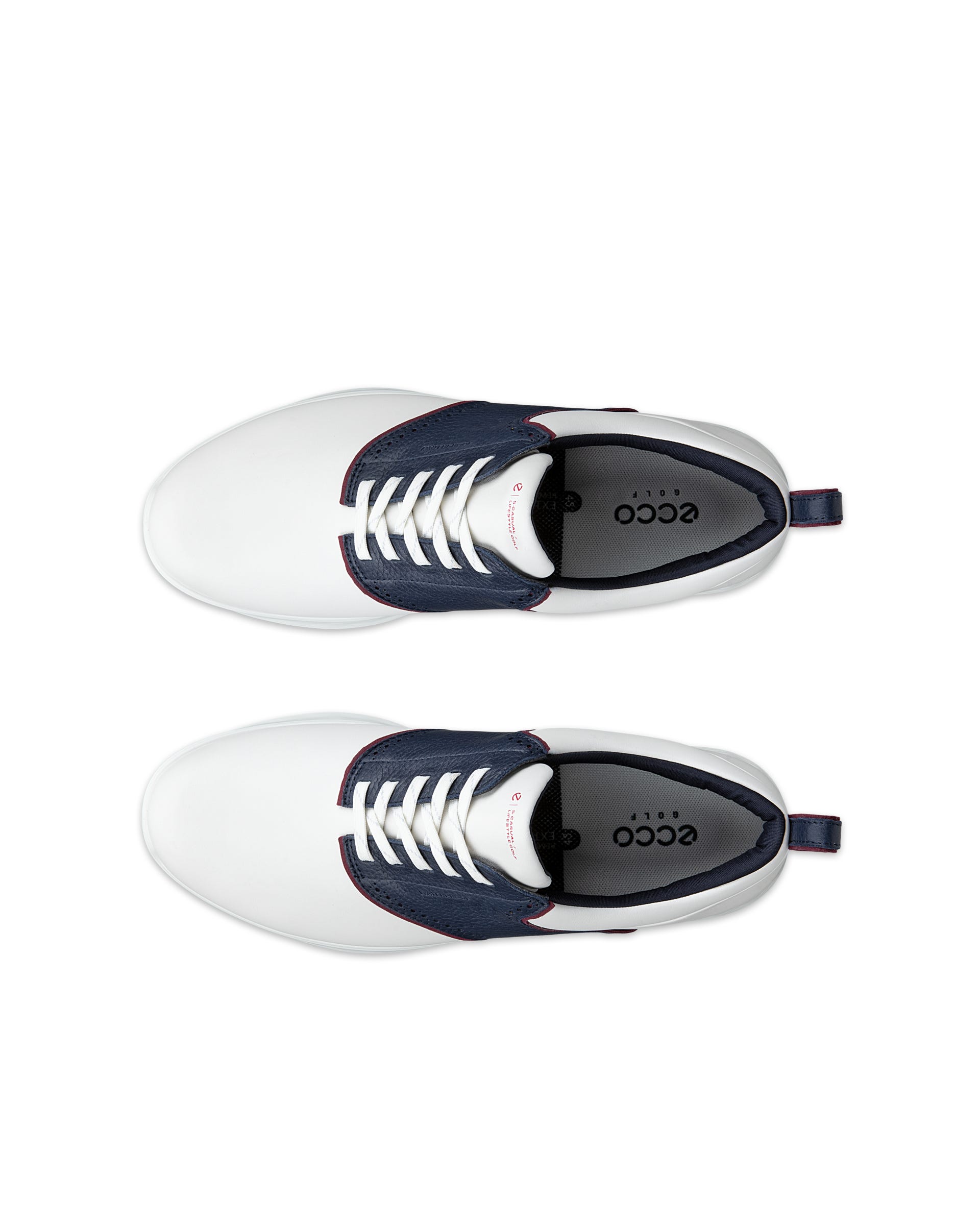 Men's ECCO® Golf S-Casual Leather Waterproof Golf Shoe