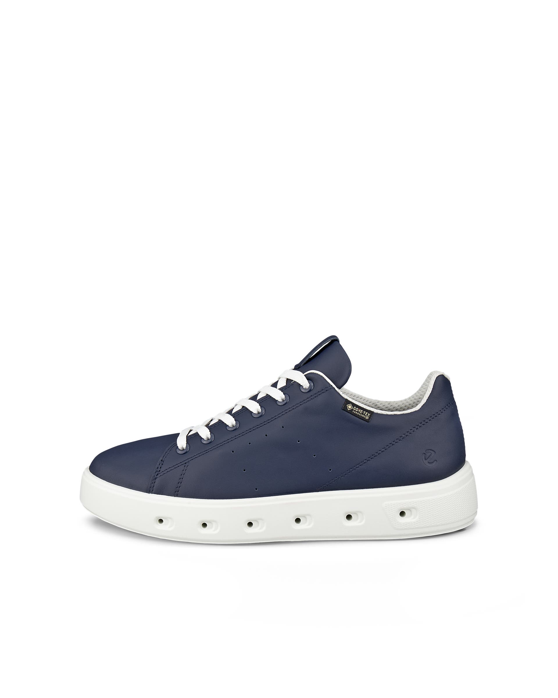 ECCO® Street 720 Damen Ledersneaker mit Gore-Tex - Blau - Outside